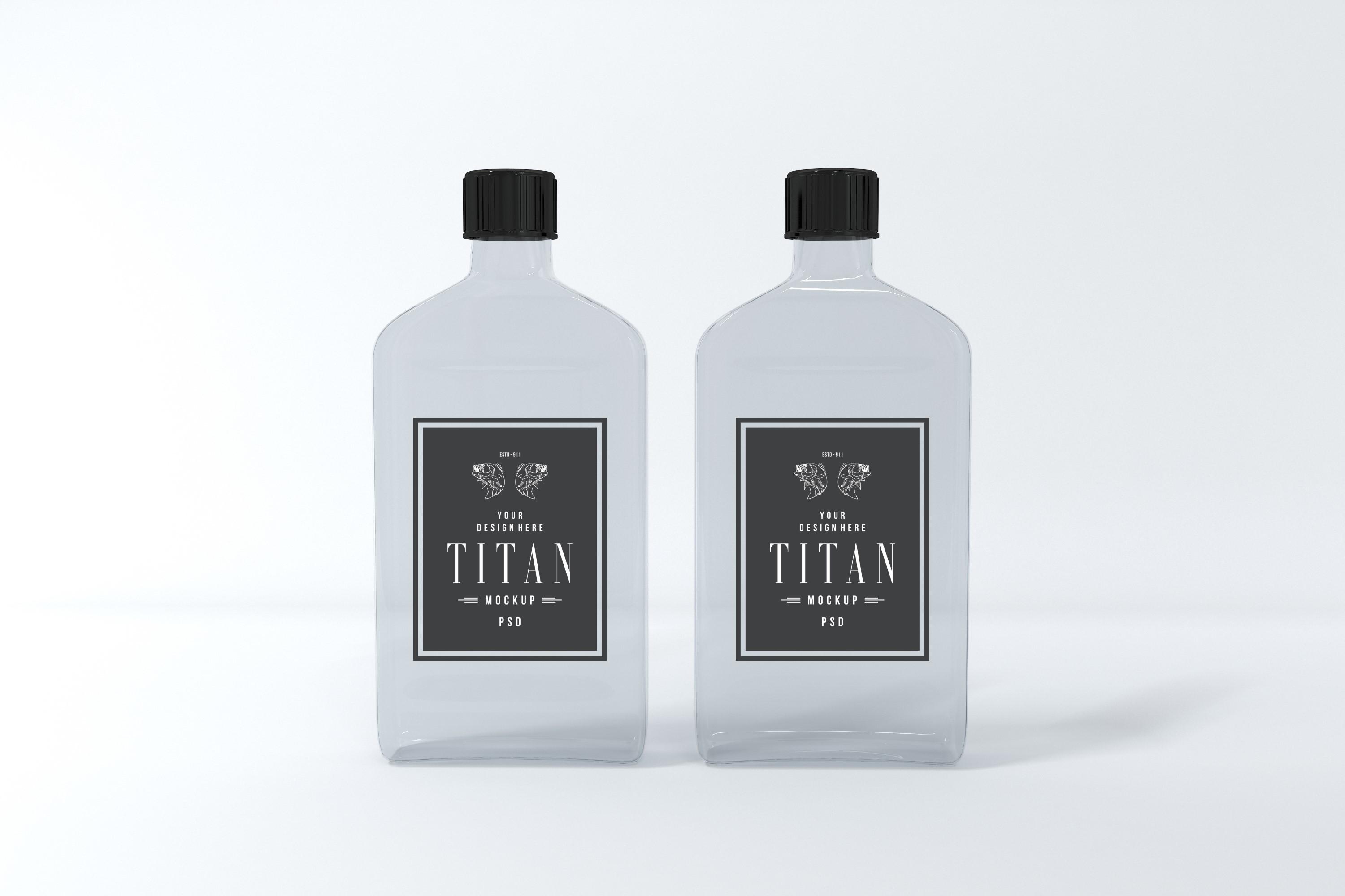 Titan Two Bottle Mockup