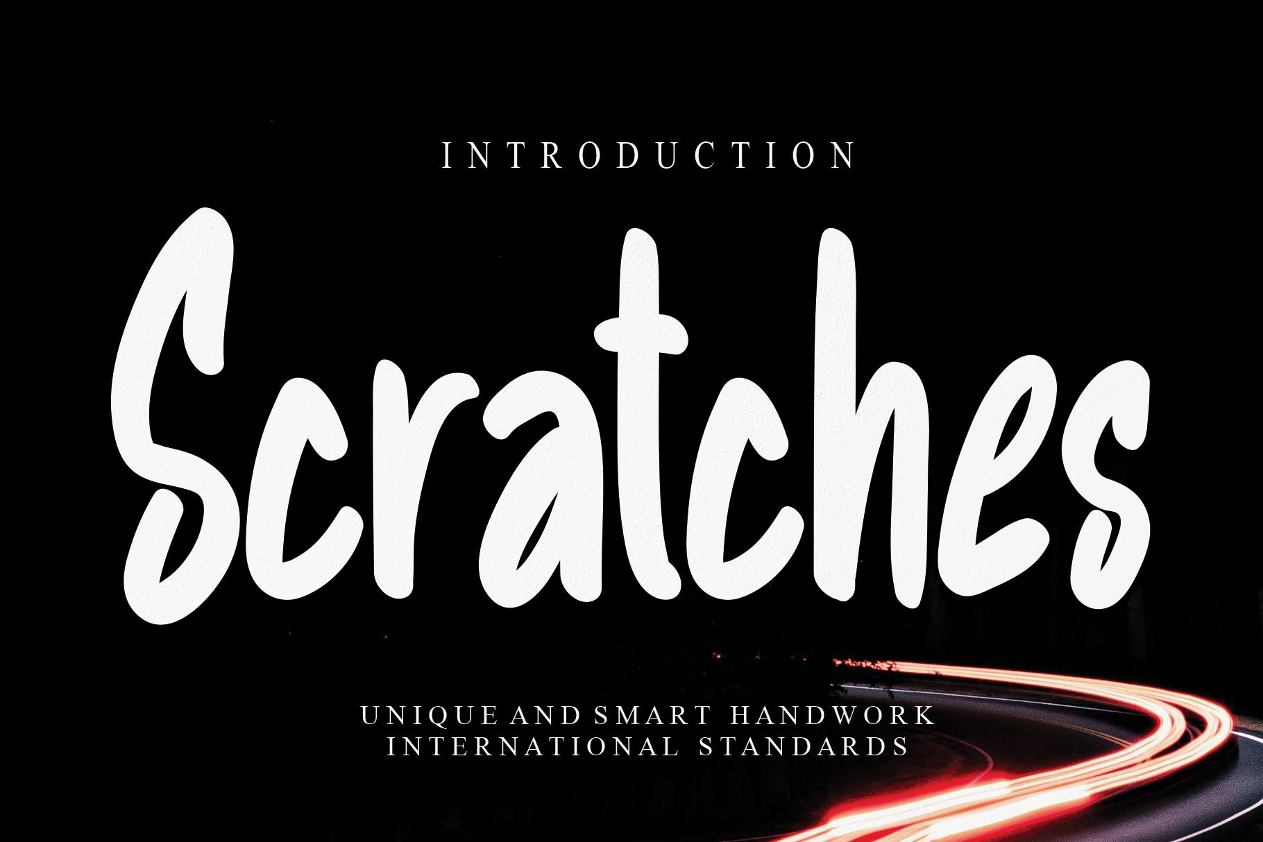 Scratches Font