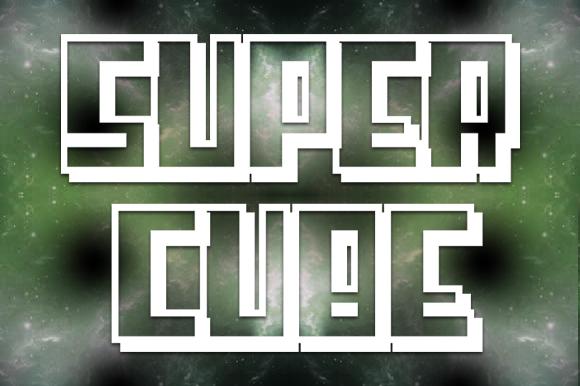 Super Cube Font