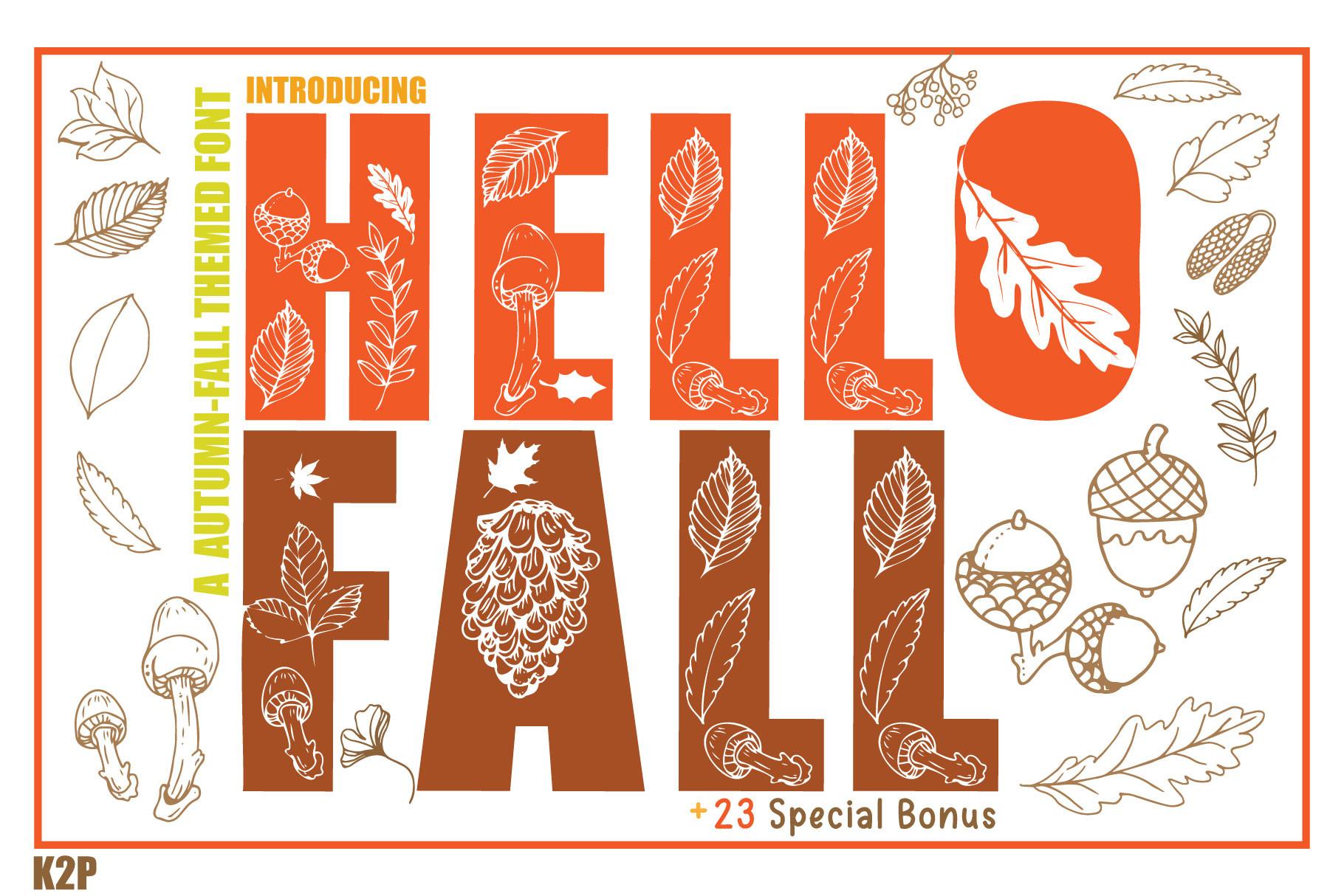 Hello Fall Font