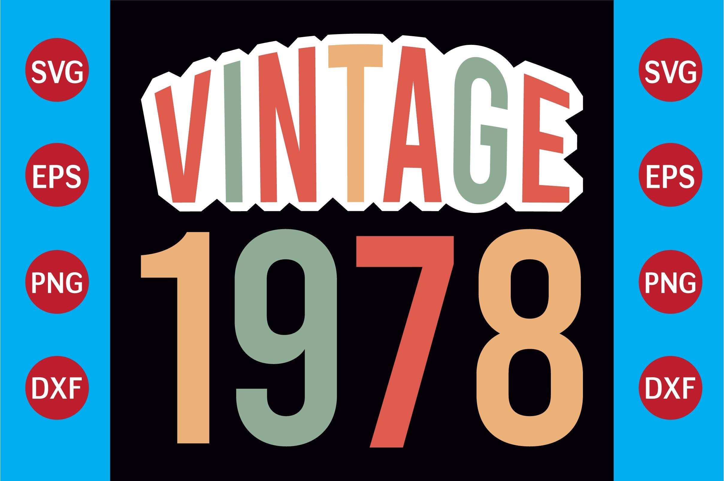 Vintage 1978  T-shirt Design
