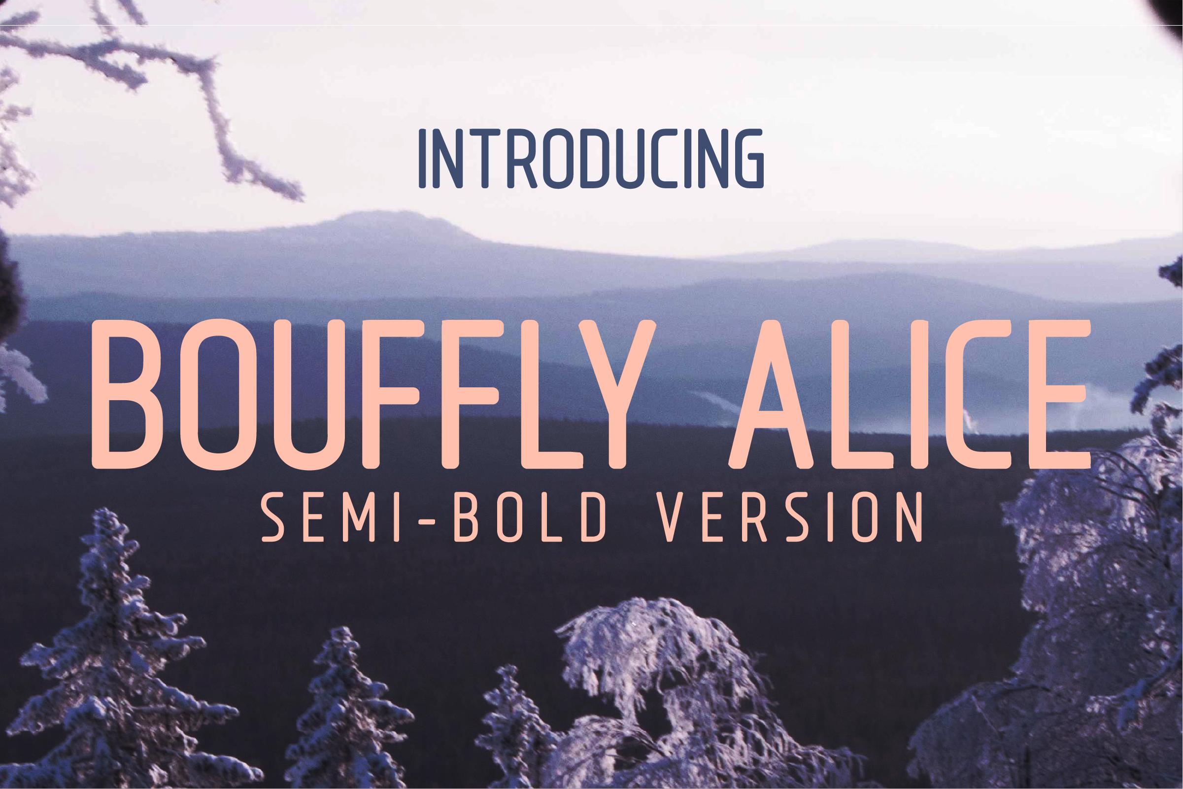 Bouffly Alice Semi-Bold Font