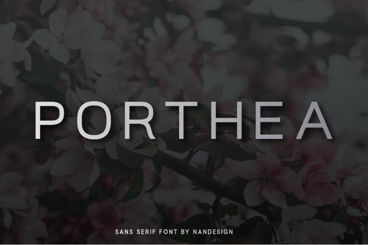 Porthea Font