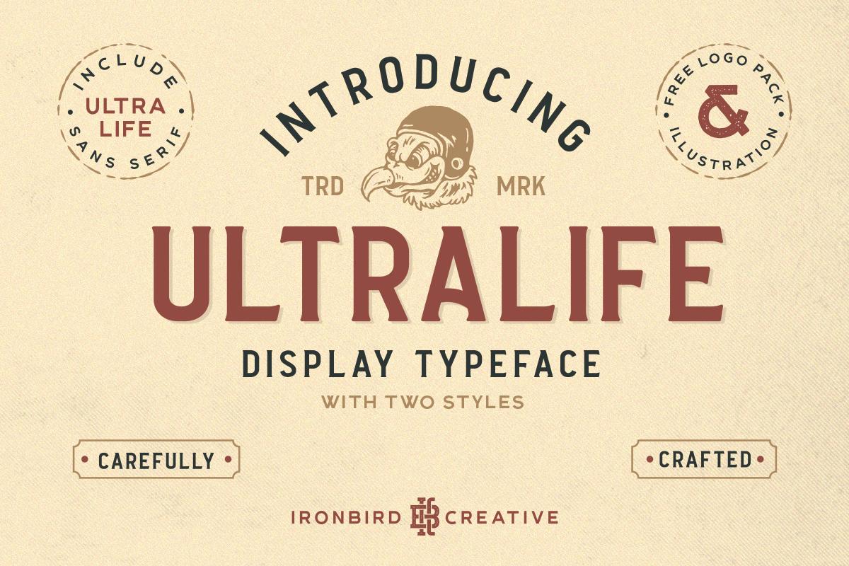 Ultralife Family Font