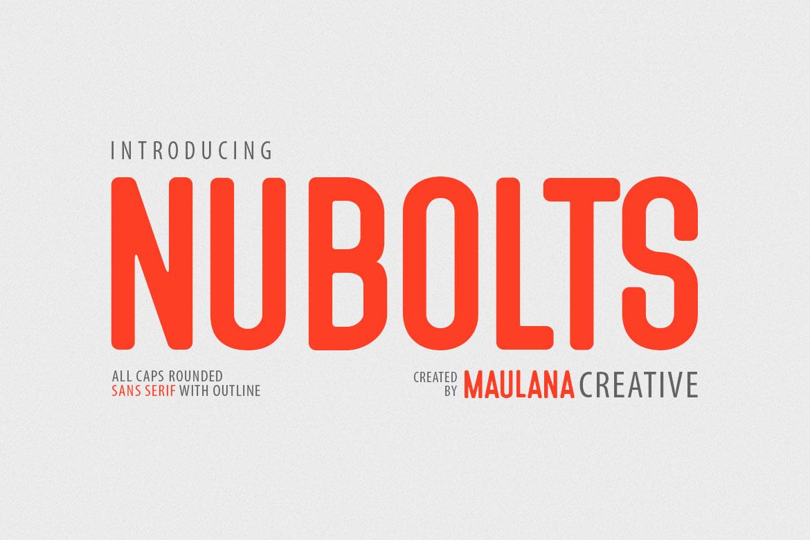 Nubolts Font