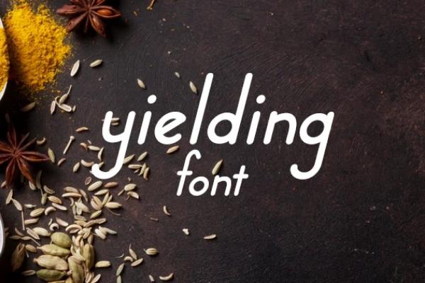 Yielding Font