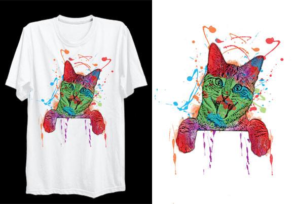 Watercolor Cat