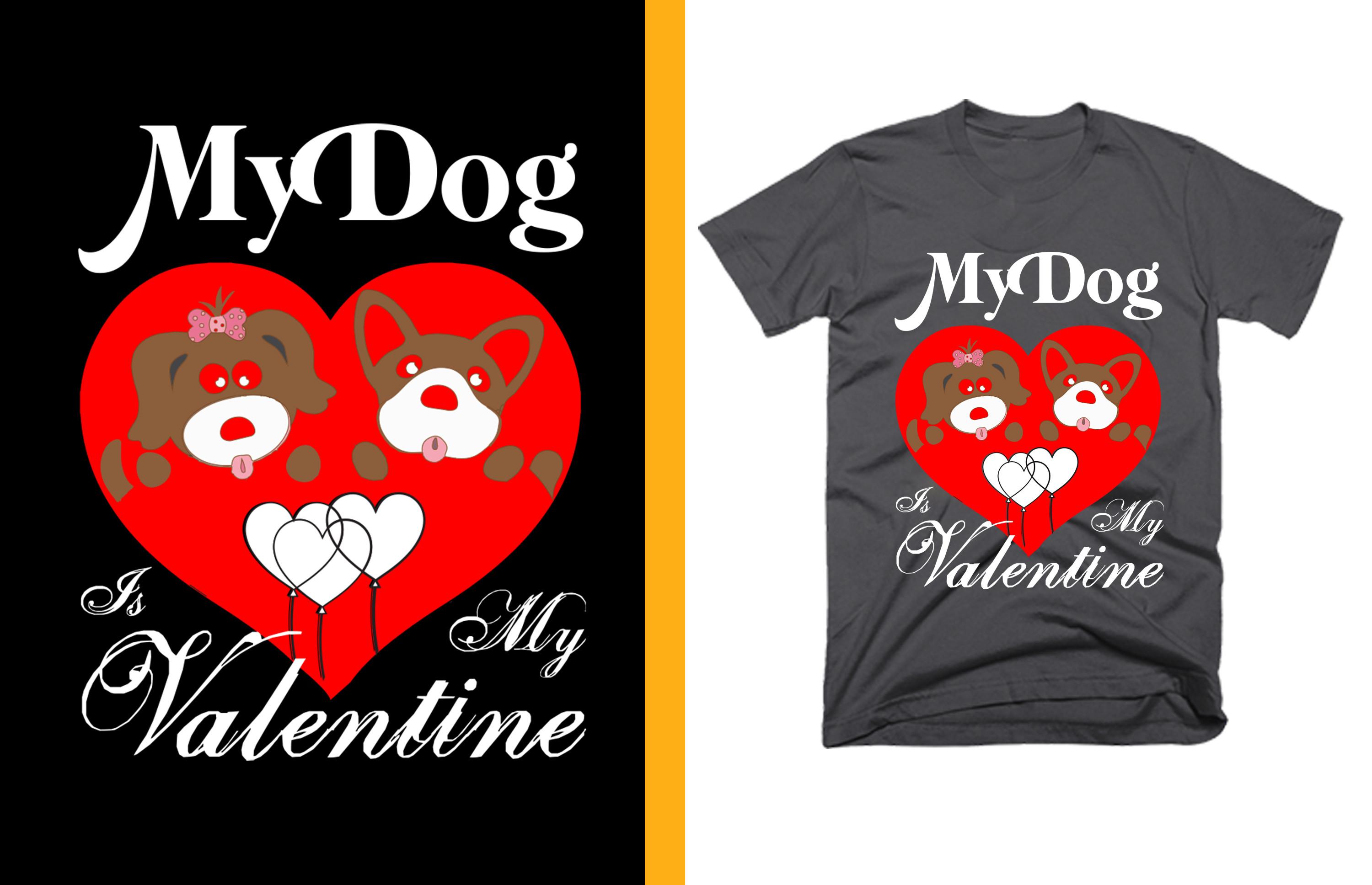 My Dog is My Valentine Design