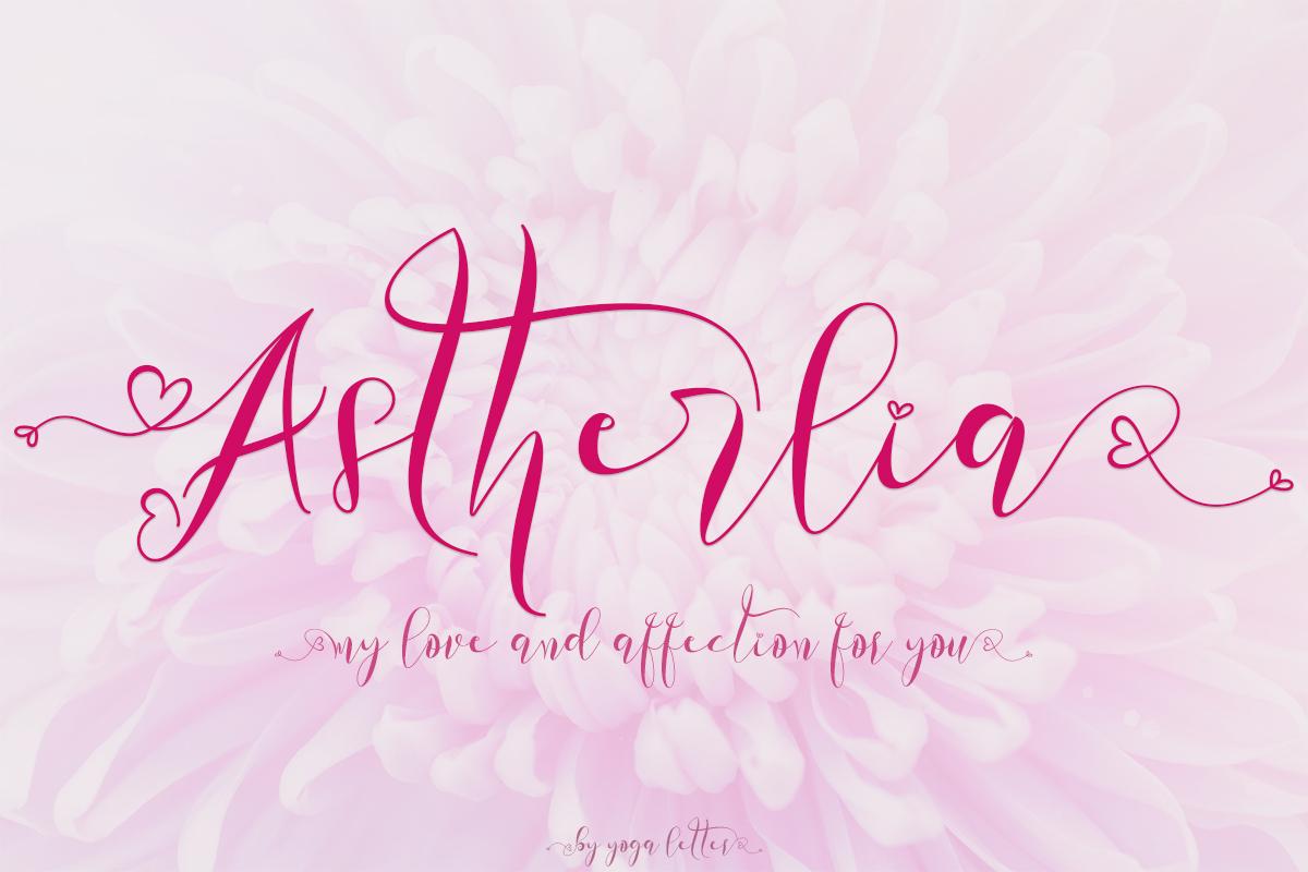 Astherlia Font