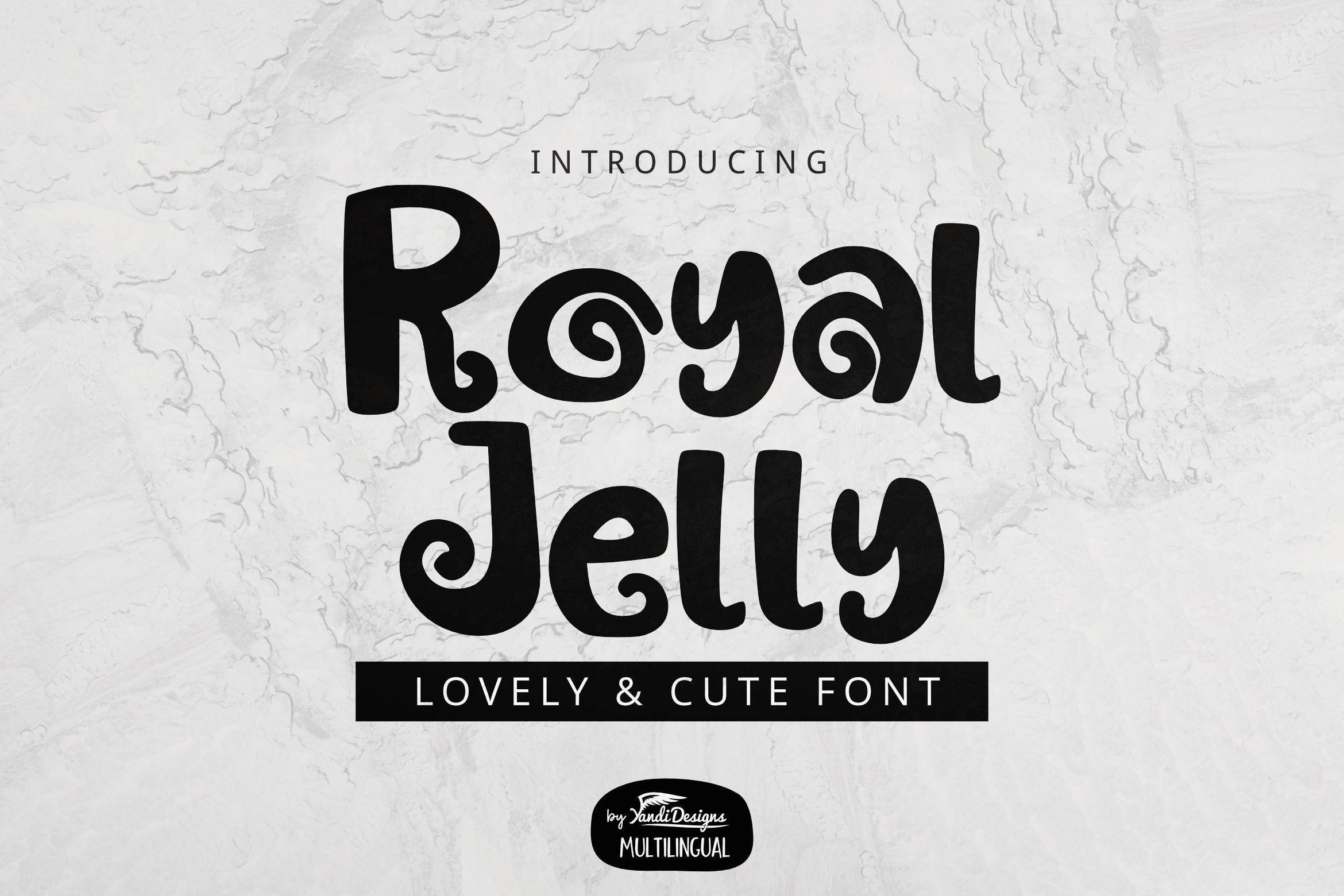 Royal Jelly Font