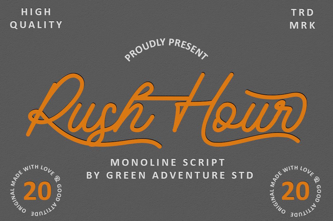 Rush Hour Font