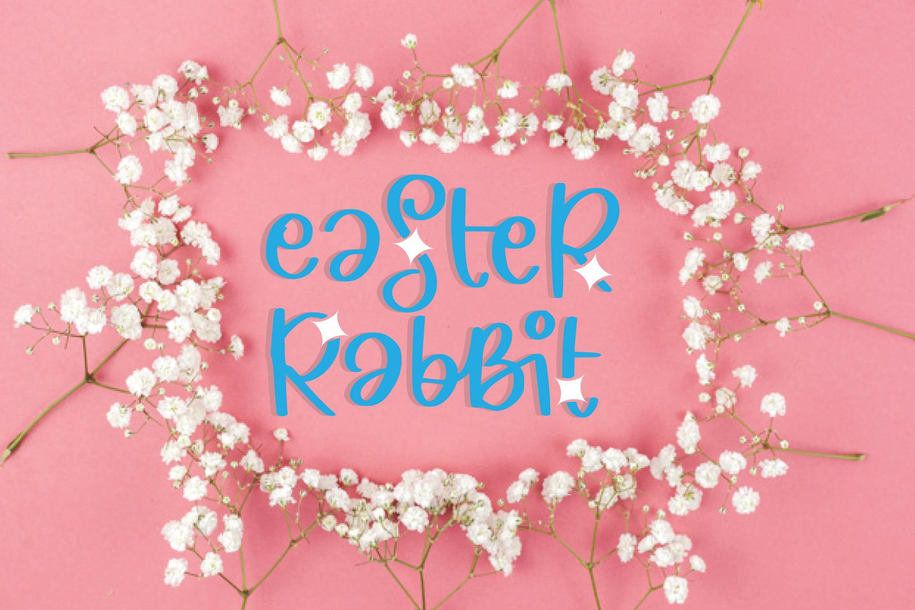 Easter Rabbit Font