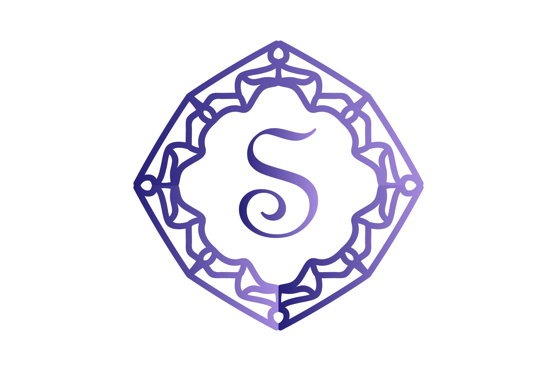 Monogram Symbol Name Illustration Design