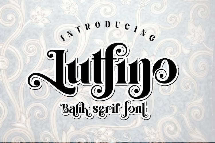 Lutfino Font