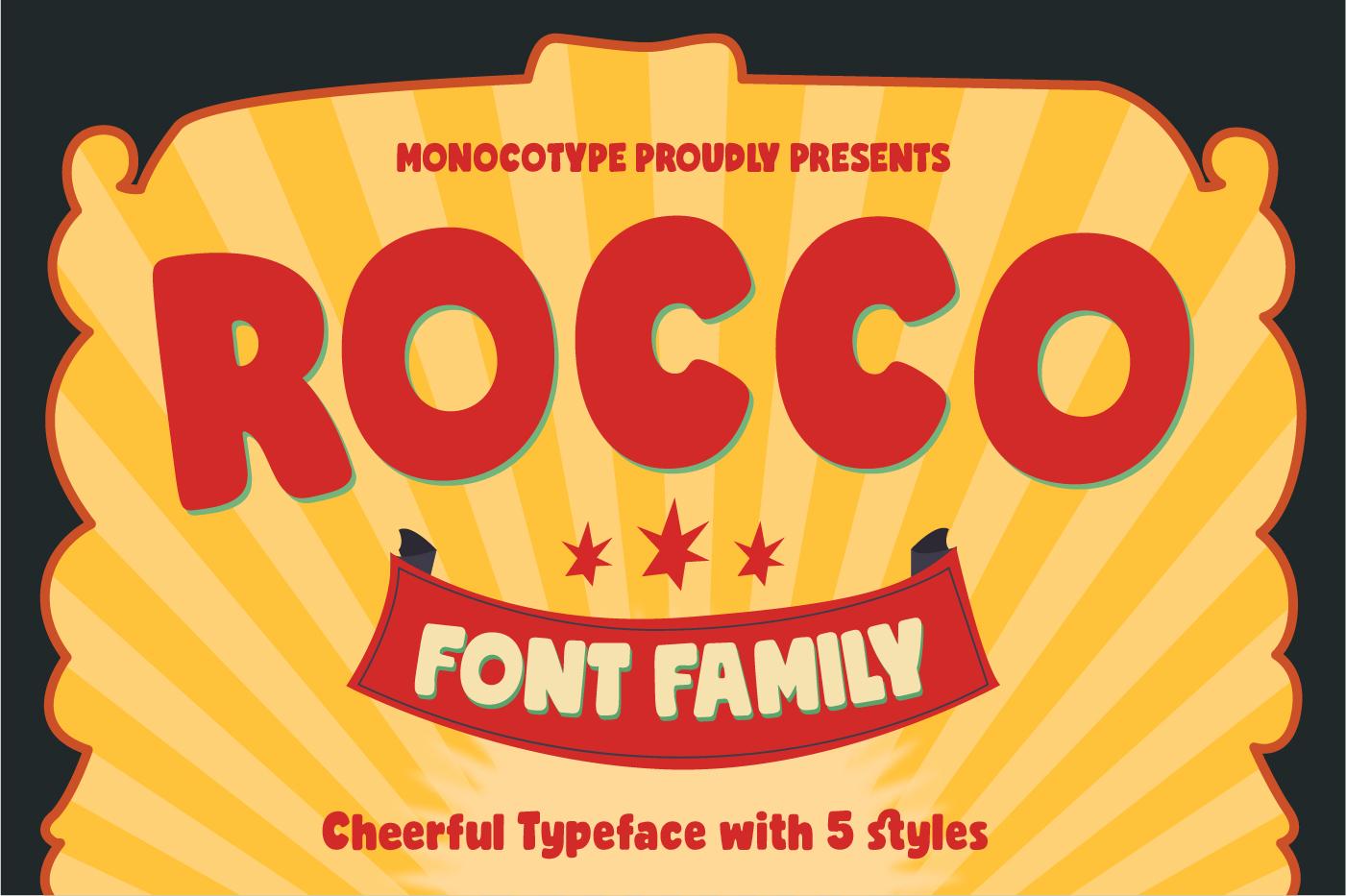 Rocco Family Font