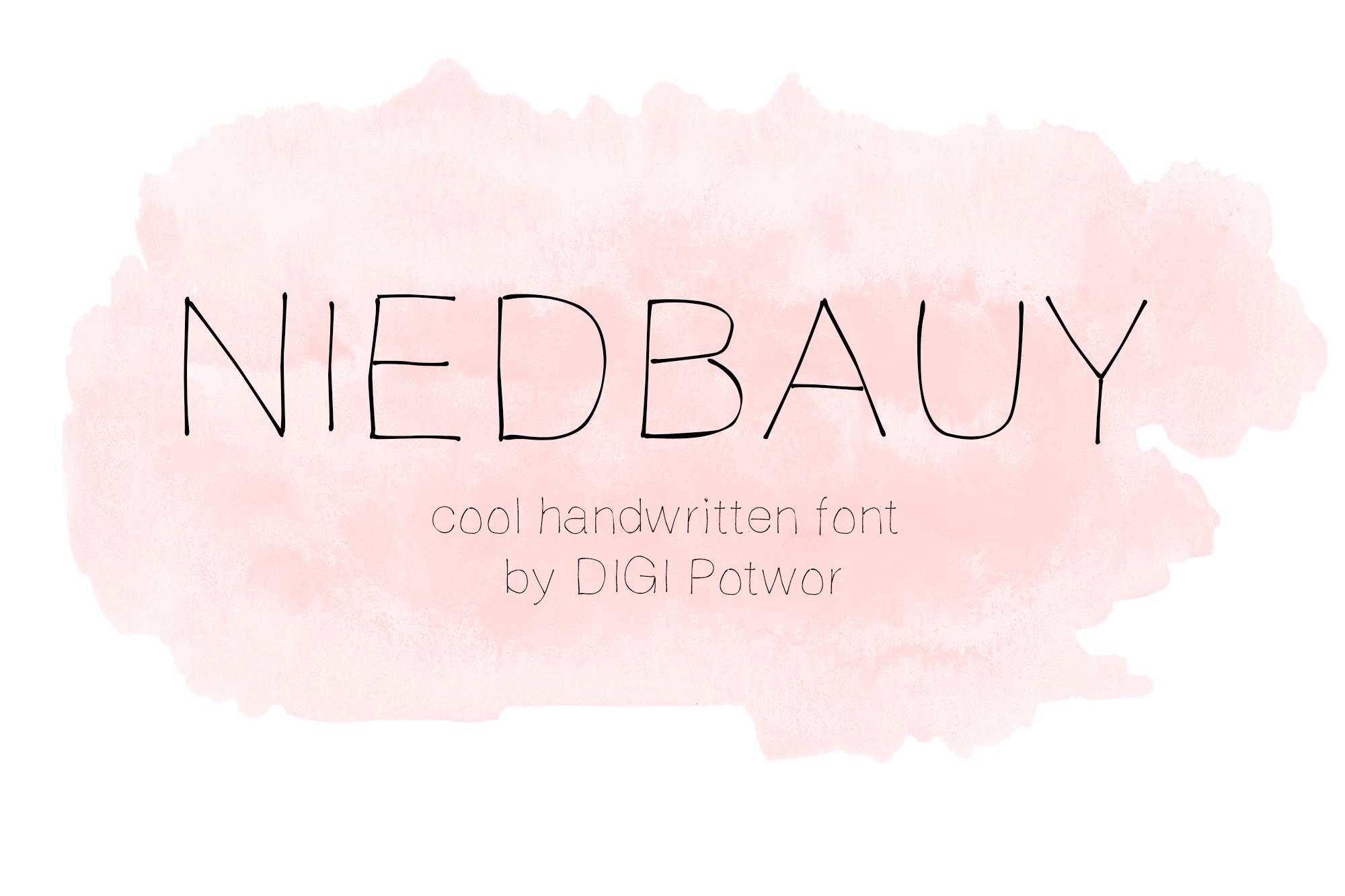 Niedbauy Font