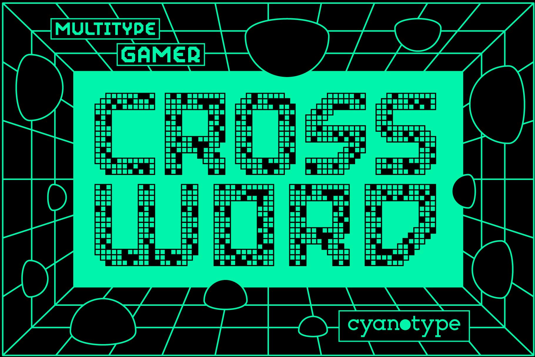 Gamer Crossword Font