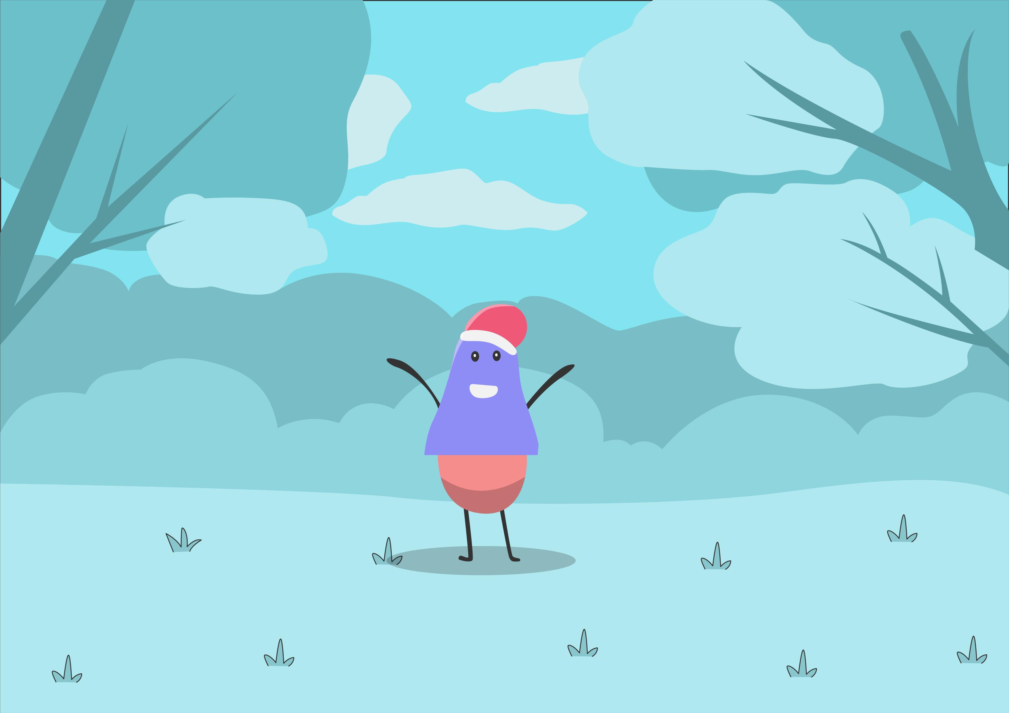 Cute Peanut Dumb Illustration #450