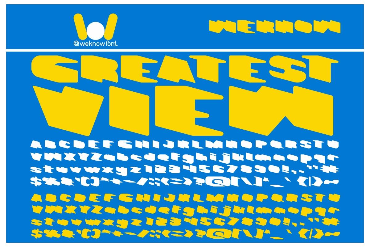 Greatest View Font