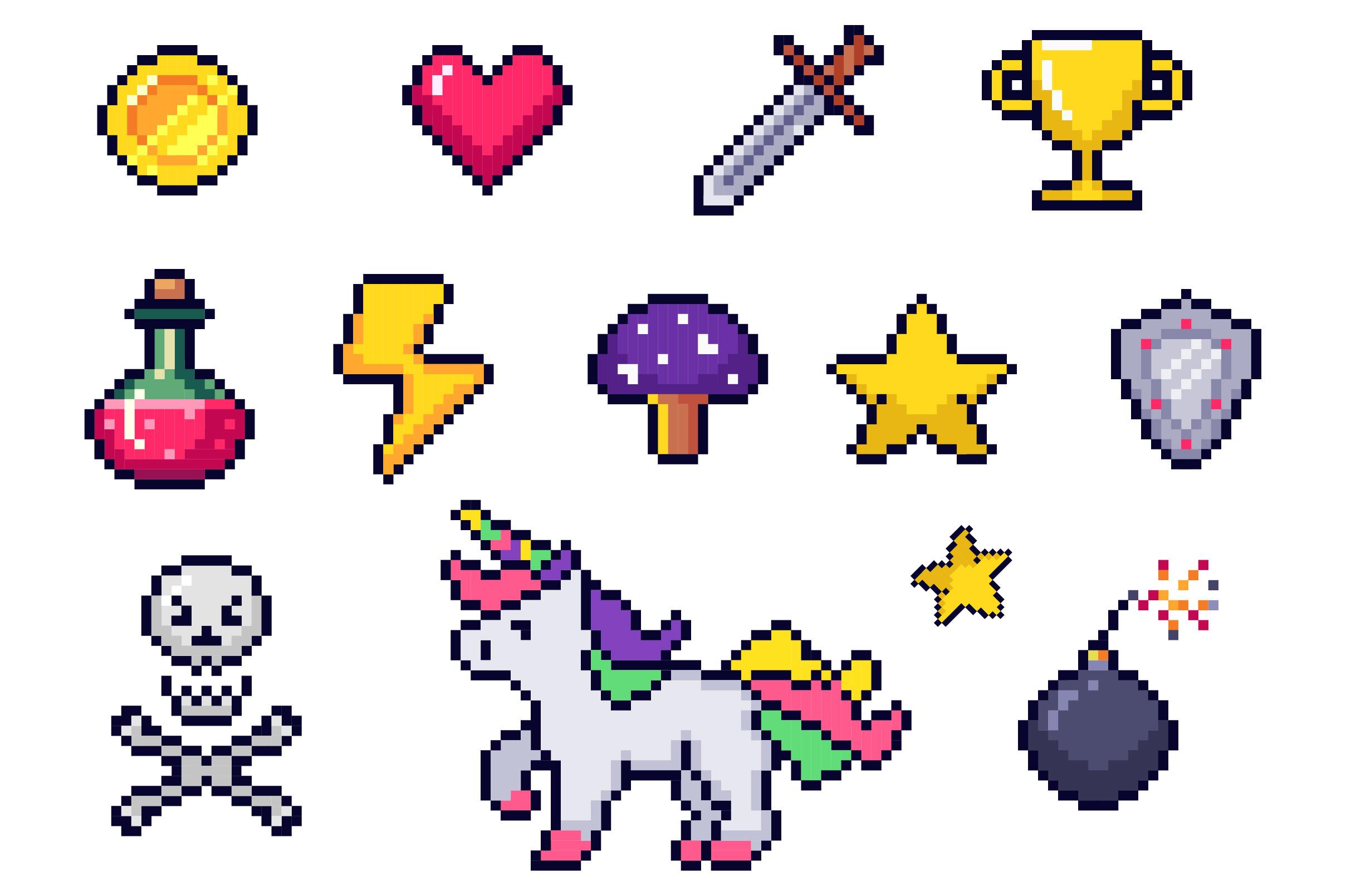 Pixel Game Item