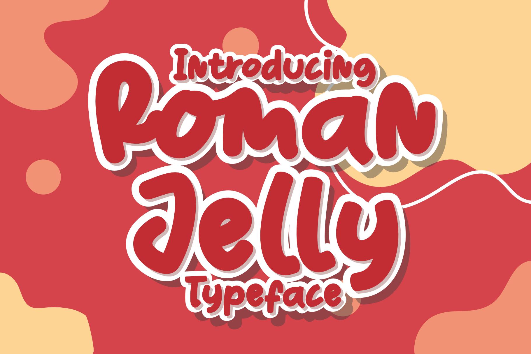 Roman Jelly Font