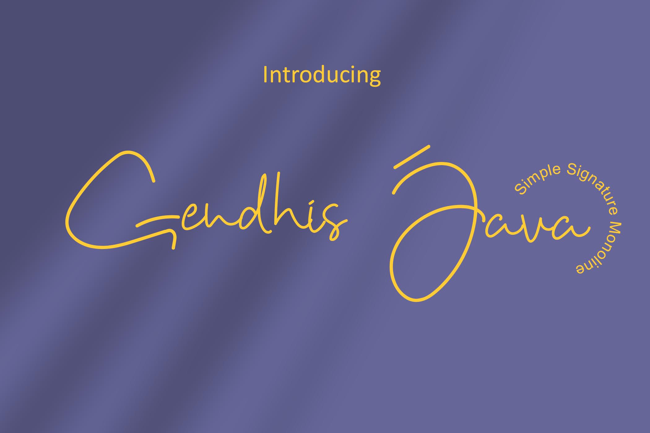 Gendhis Java Font