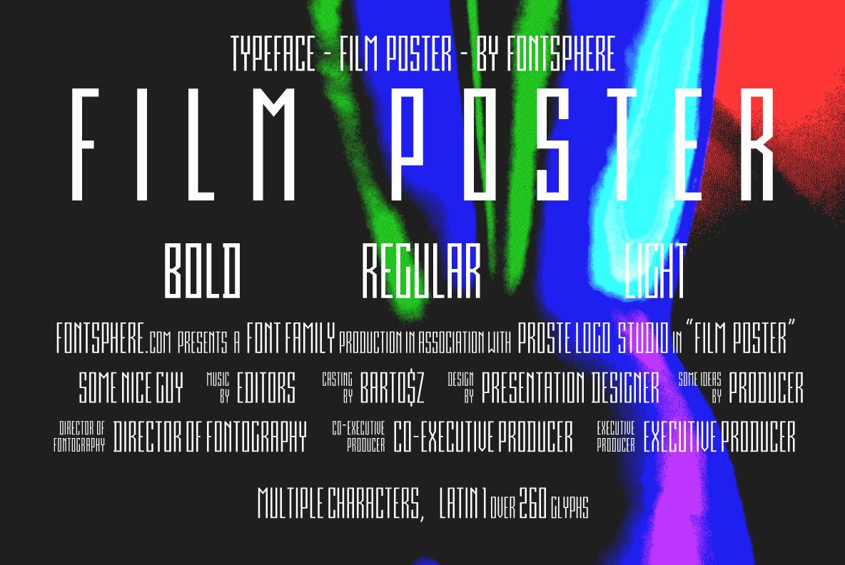 Film Poster Font