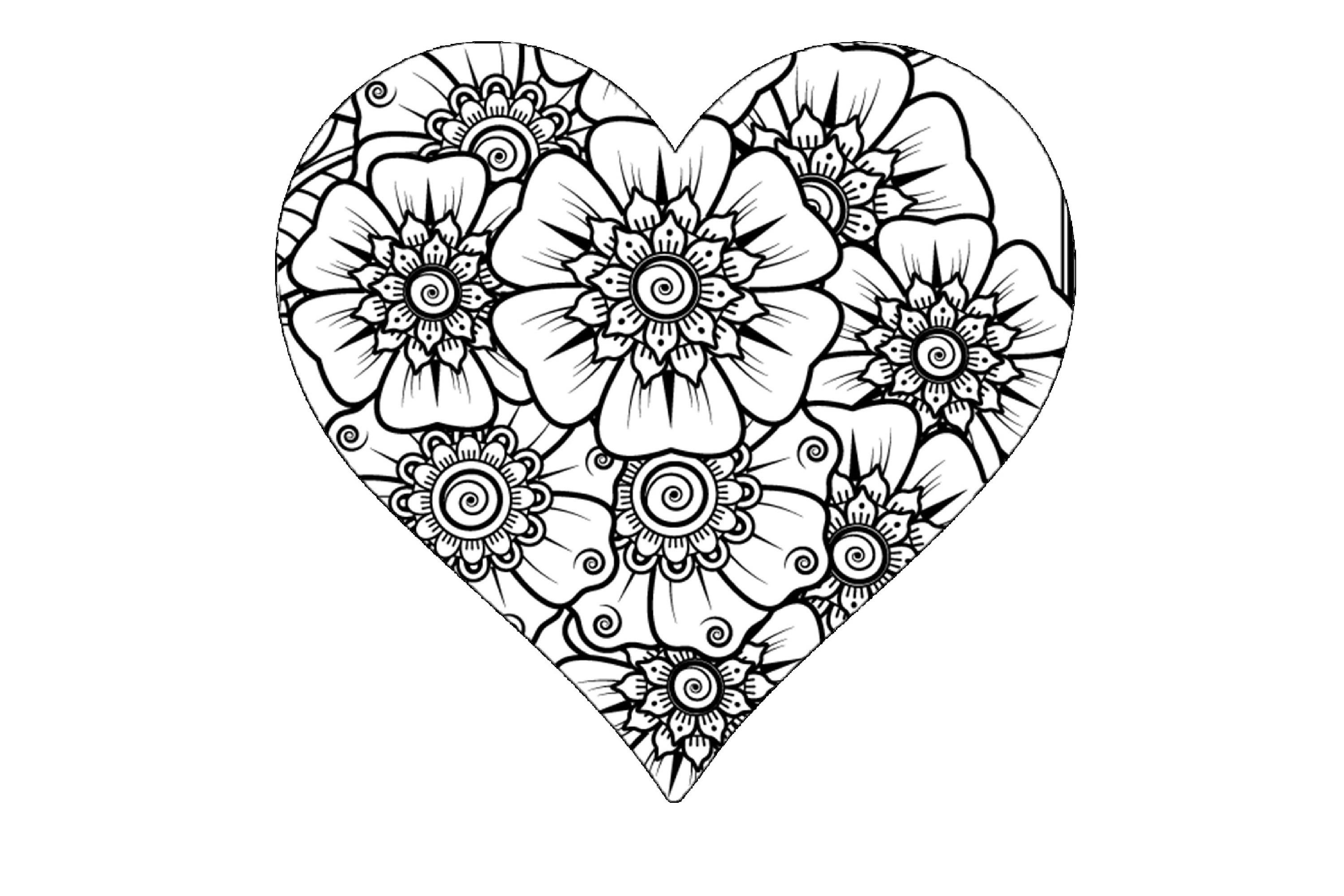 5 Valentine Flower Hearts 11