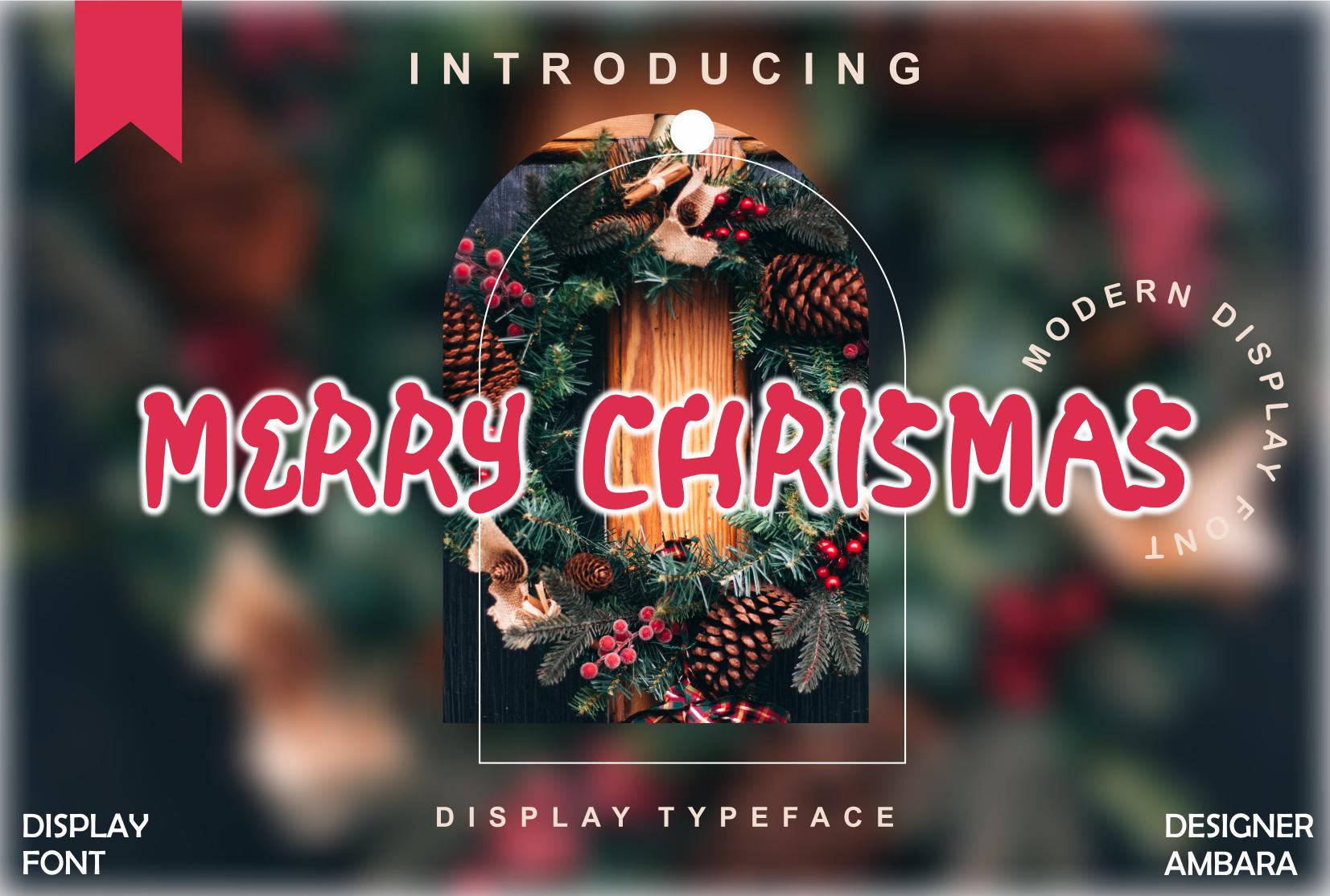 Merry Christmas Font