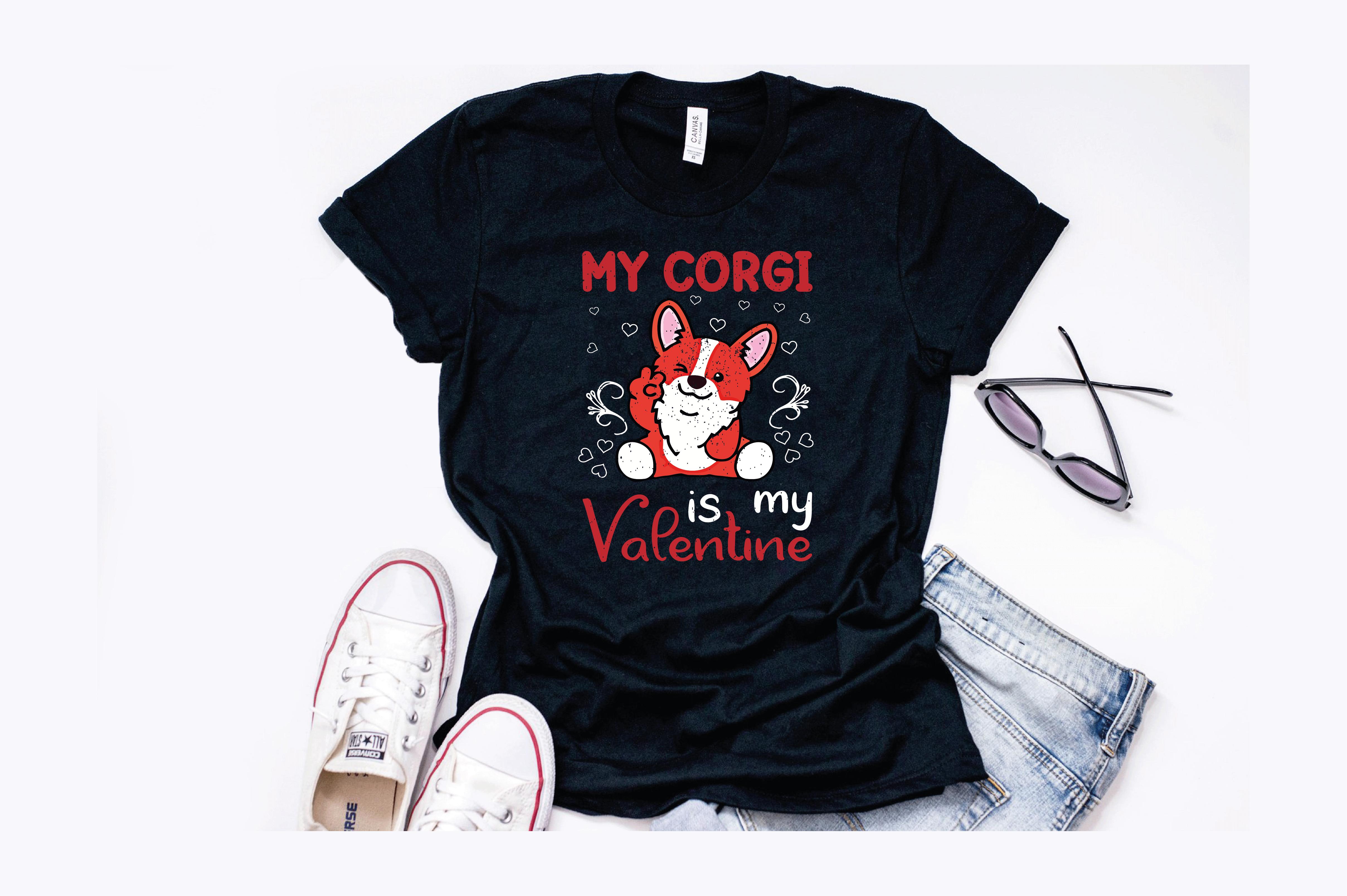 My Corgi is My Valentine T-Shirt