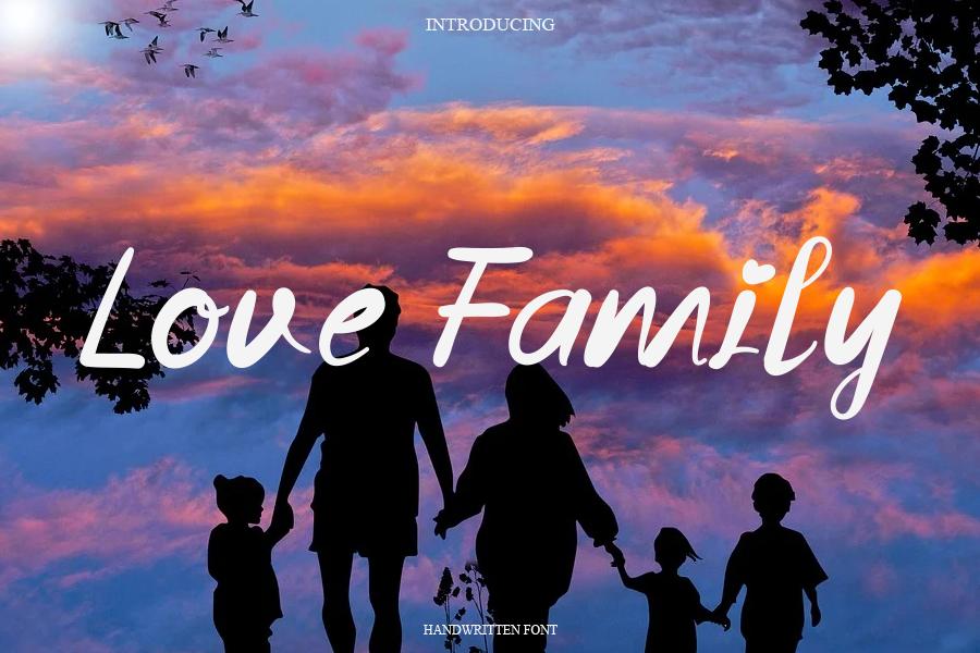 Love Family Font