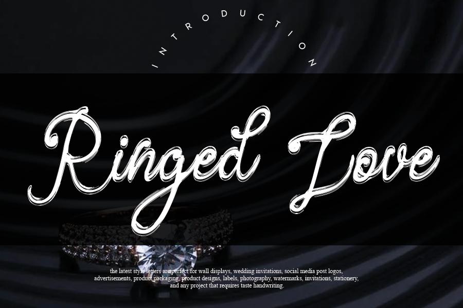 Ringed Love Font