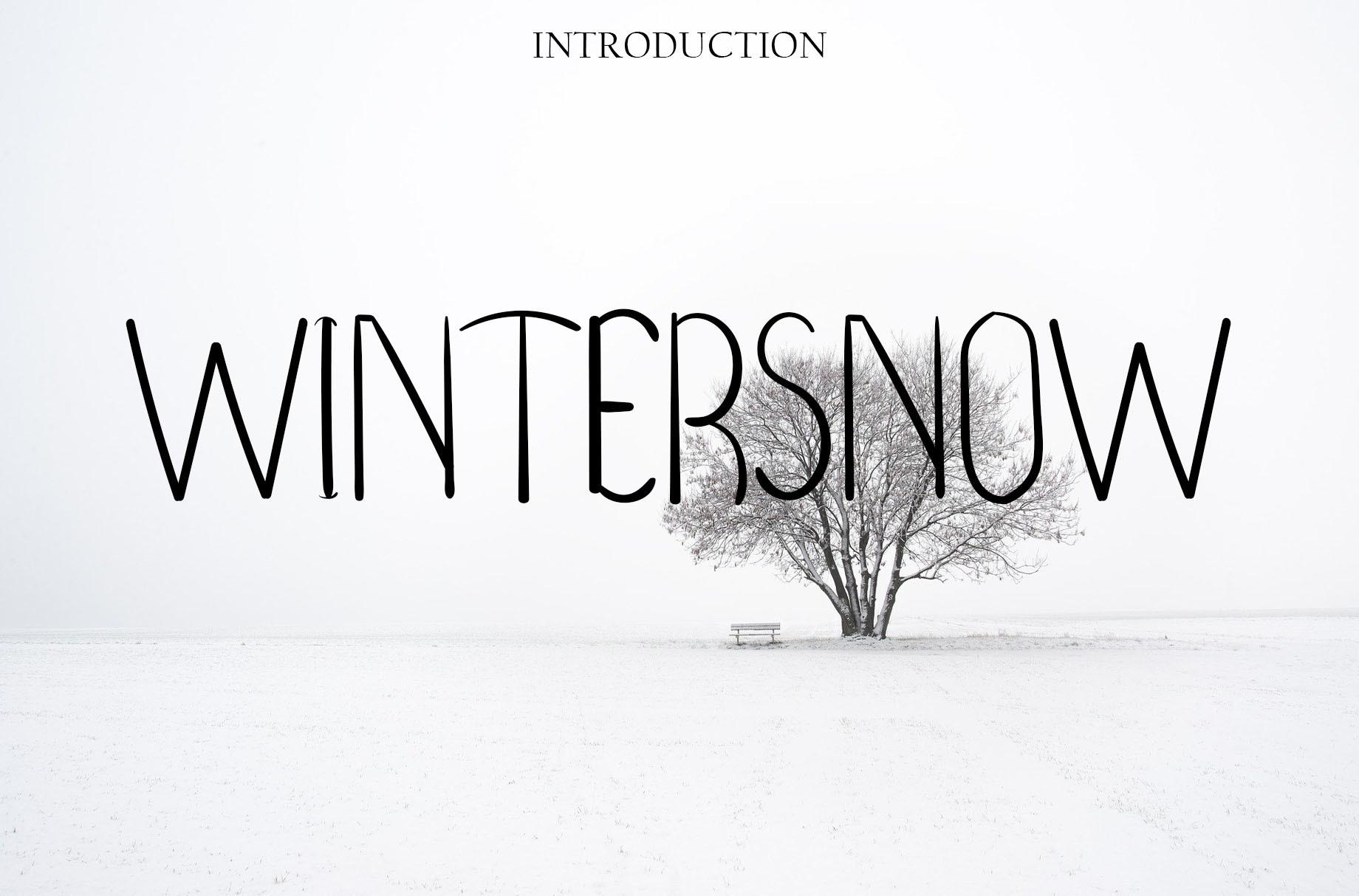 Wintersnow Font