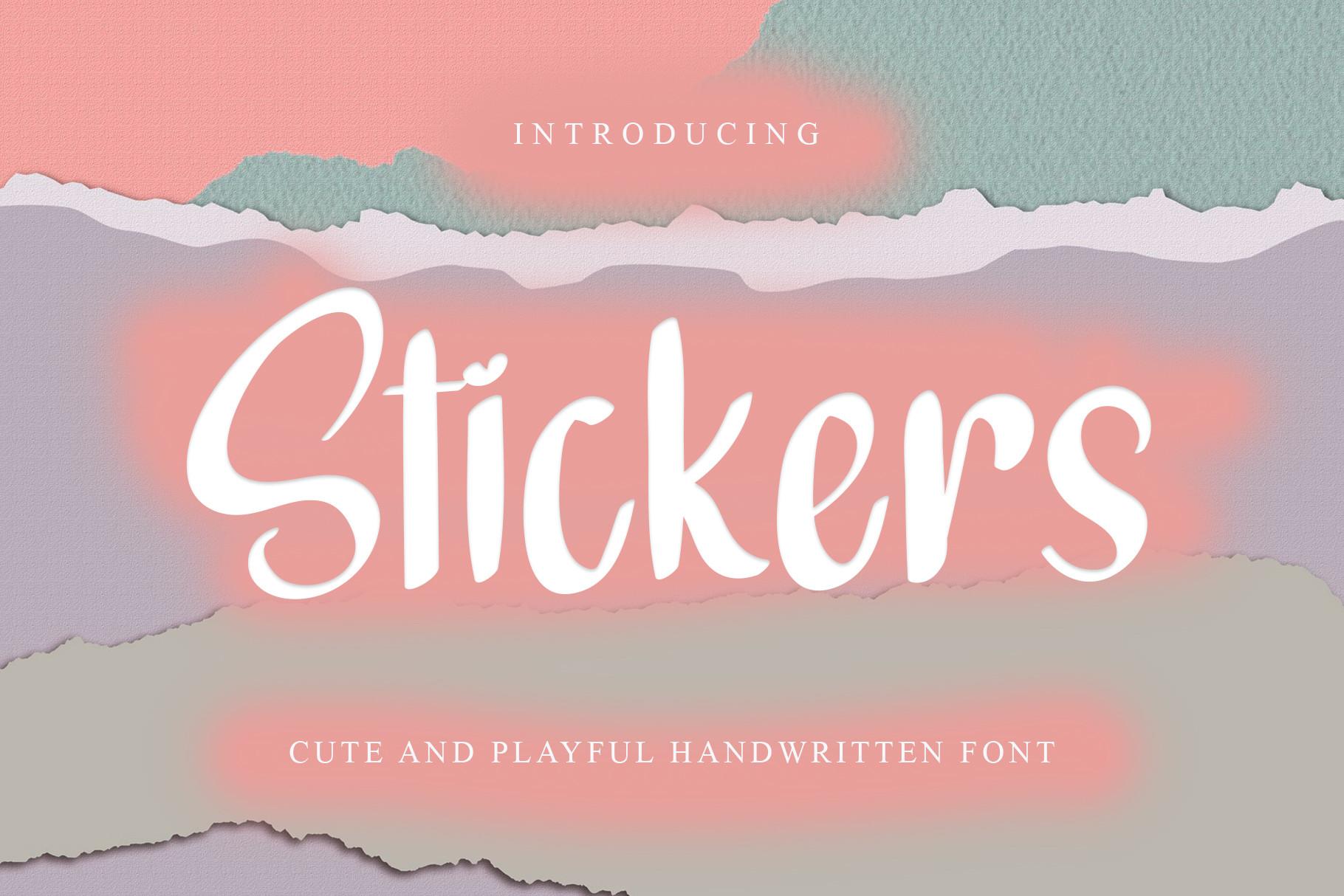 Stickers Font