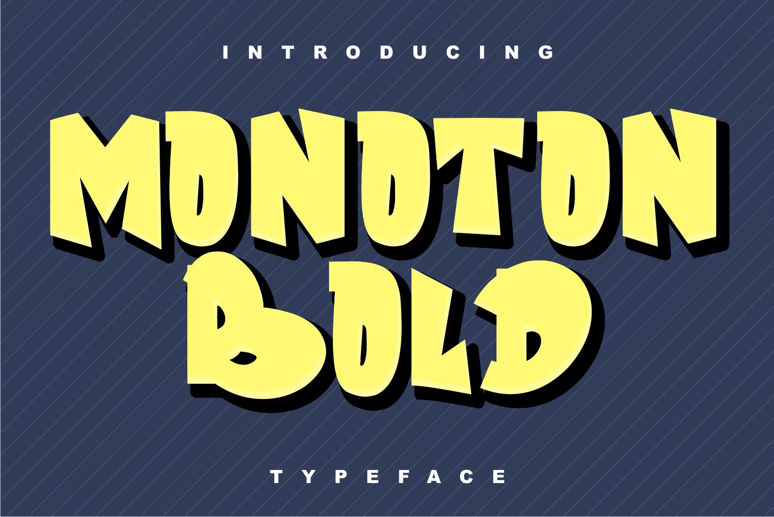 Monoton Bold Font