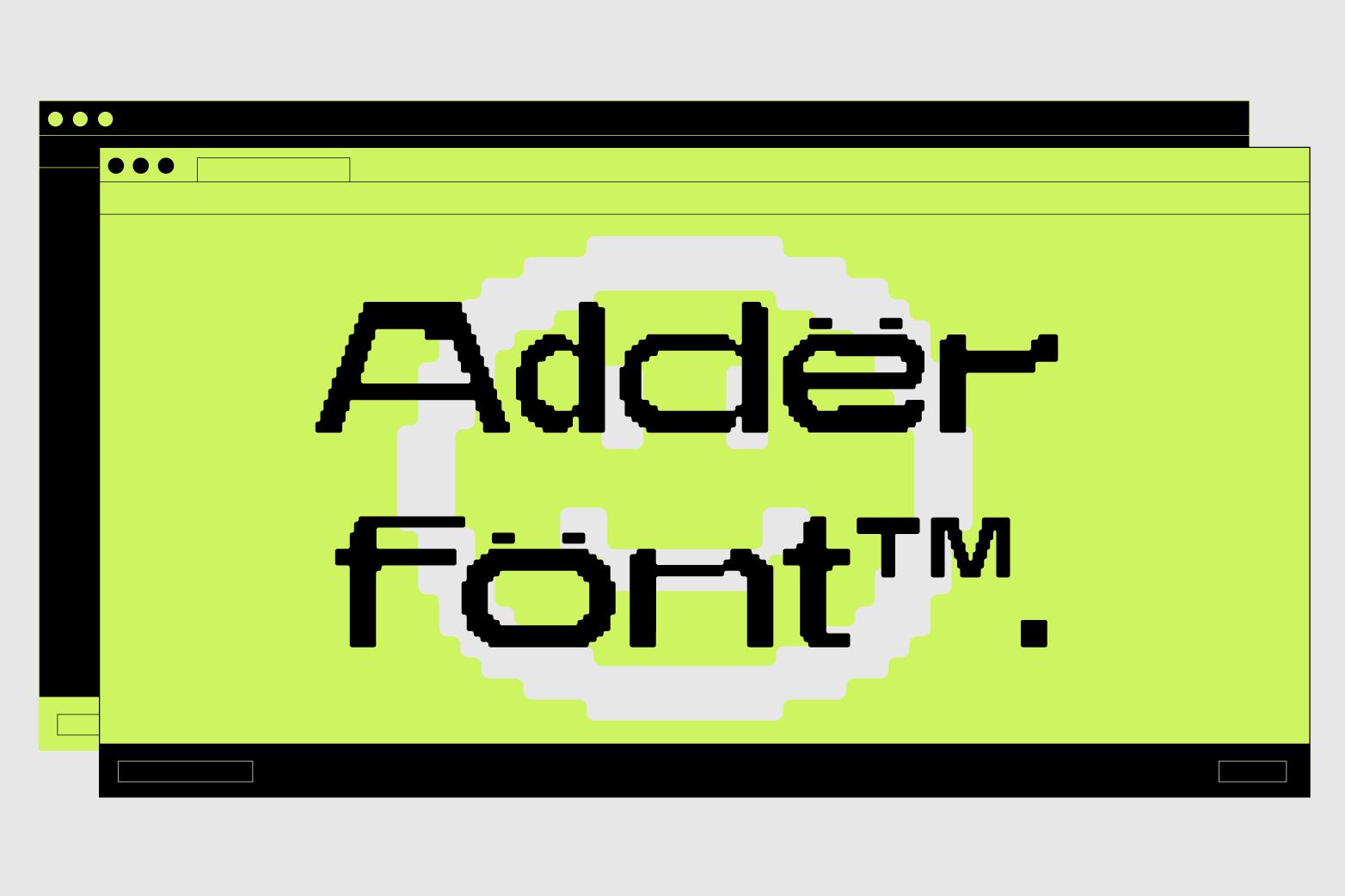 Addër Font