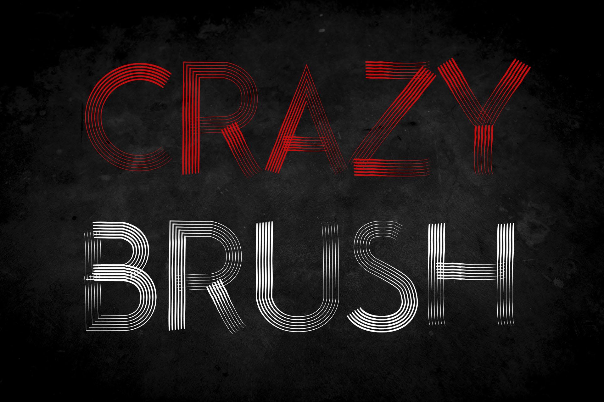 Crazy Brush Font