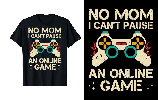 Retro Vintage Game T-Shirt Design
