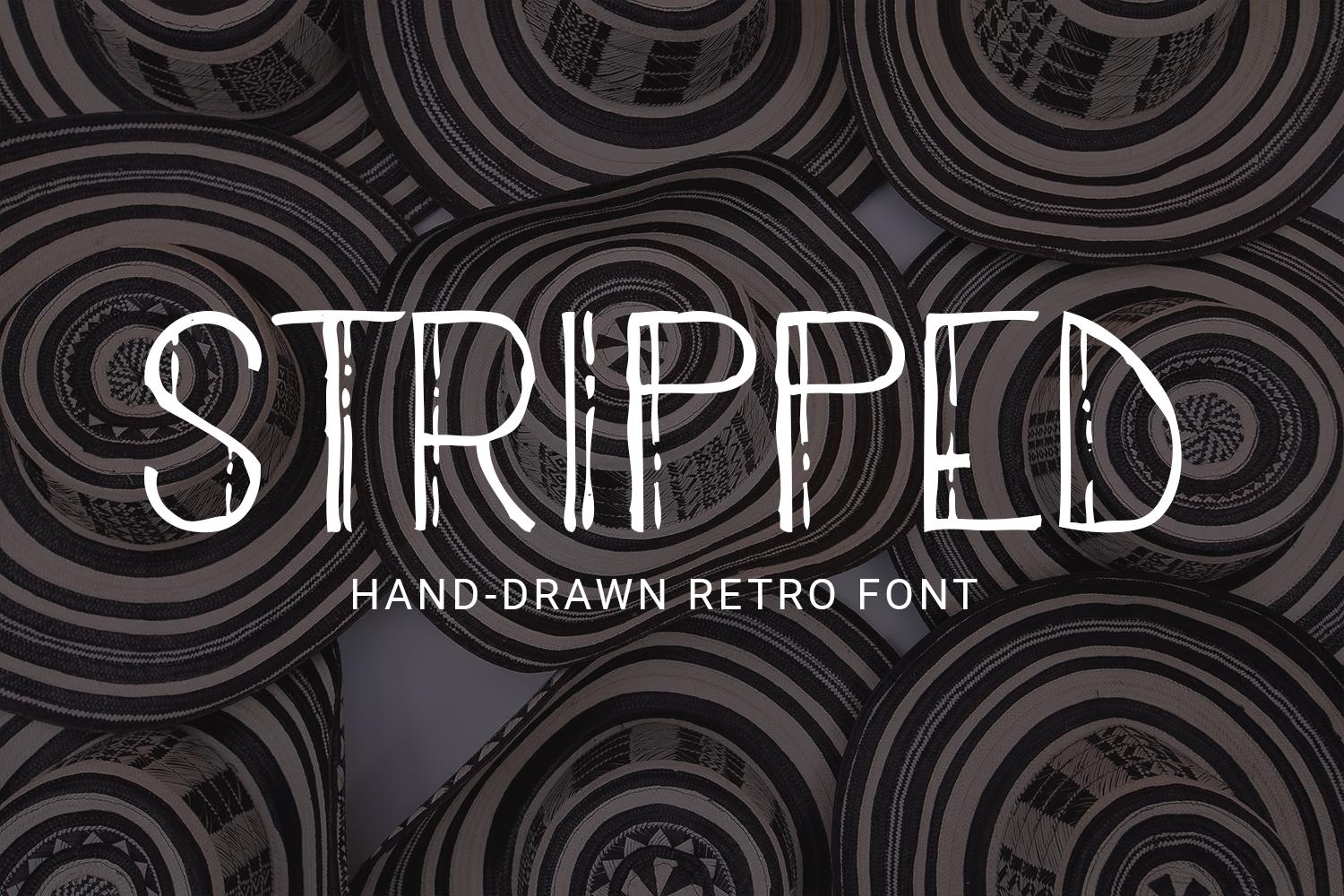 Stripped Font