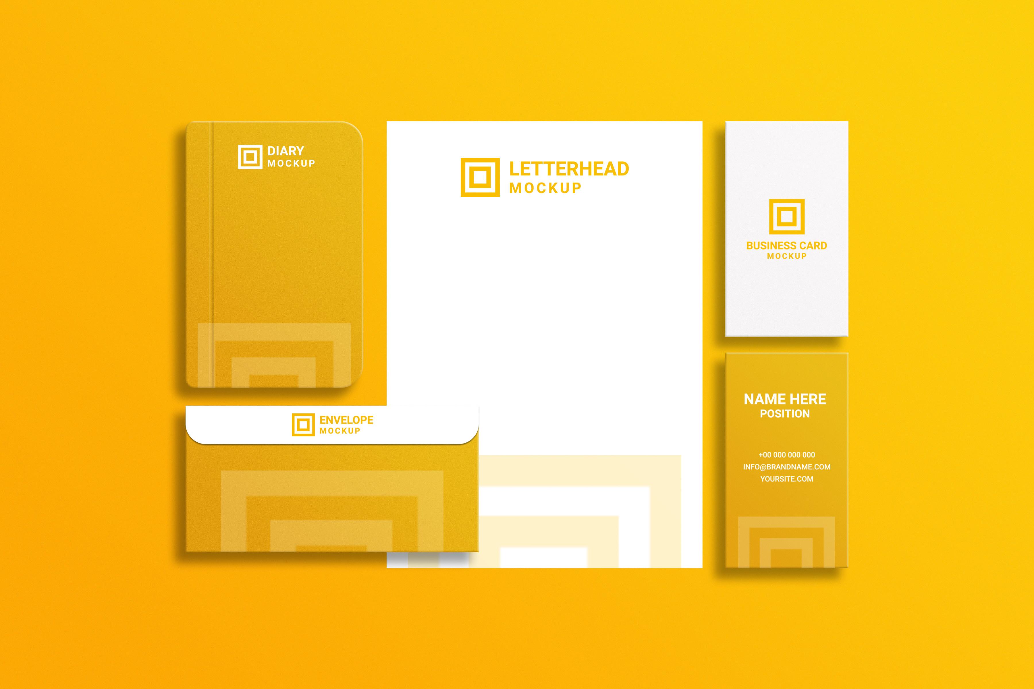 Stationery Mockup Template