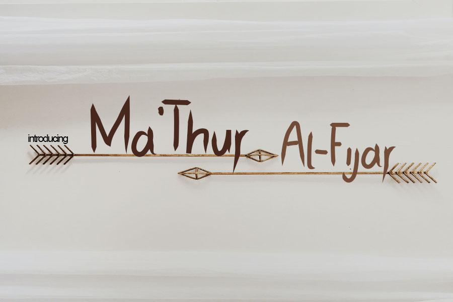 Ma'thur Al-Fijar Font