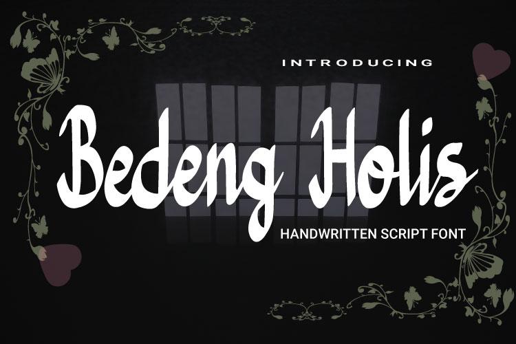 Bedeng Holis Font