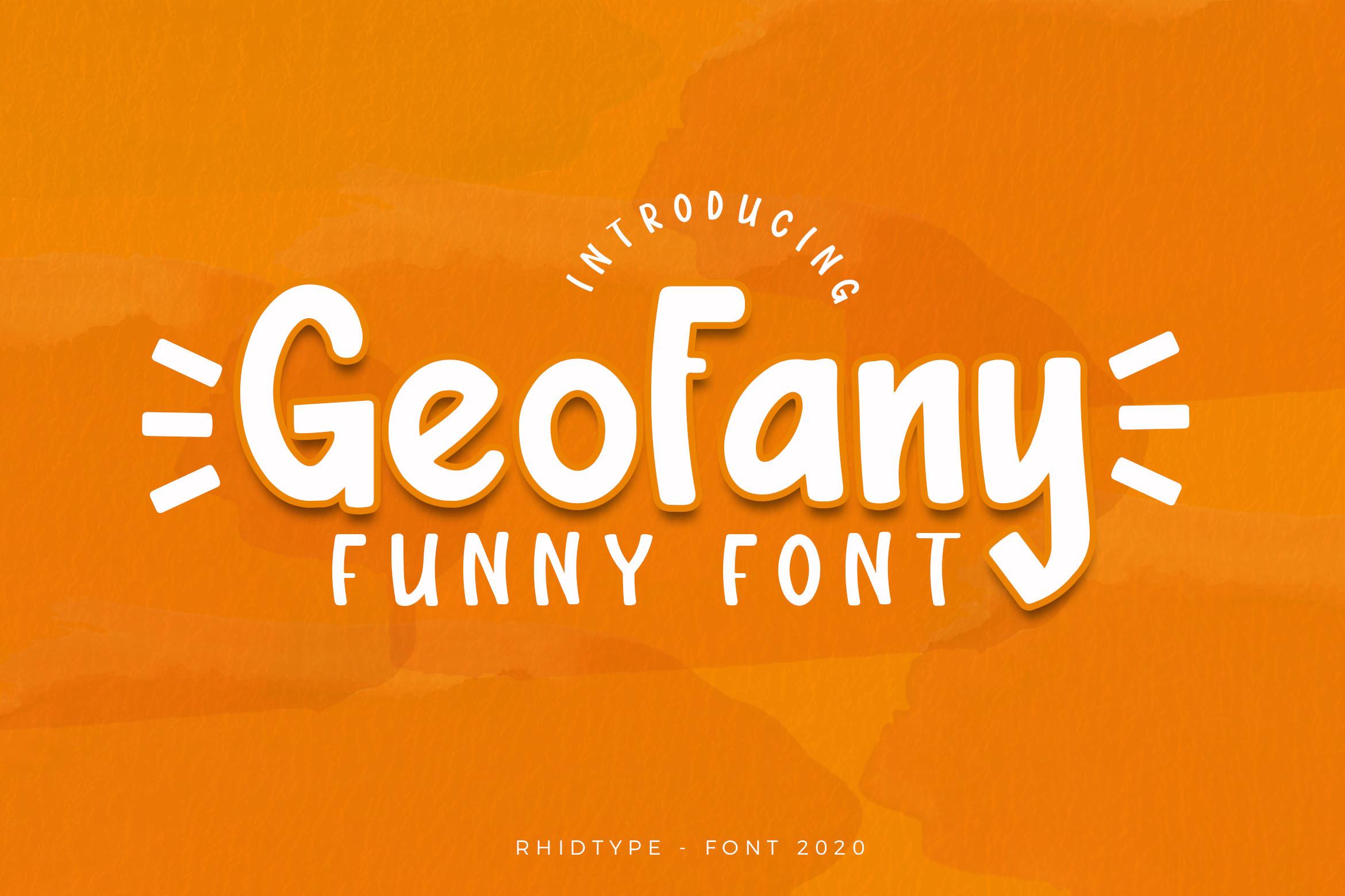 The Geofany Font