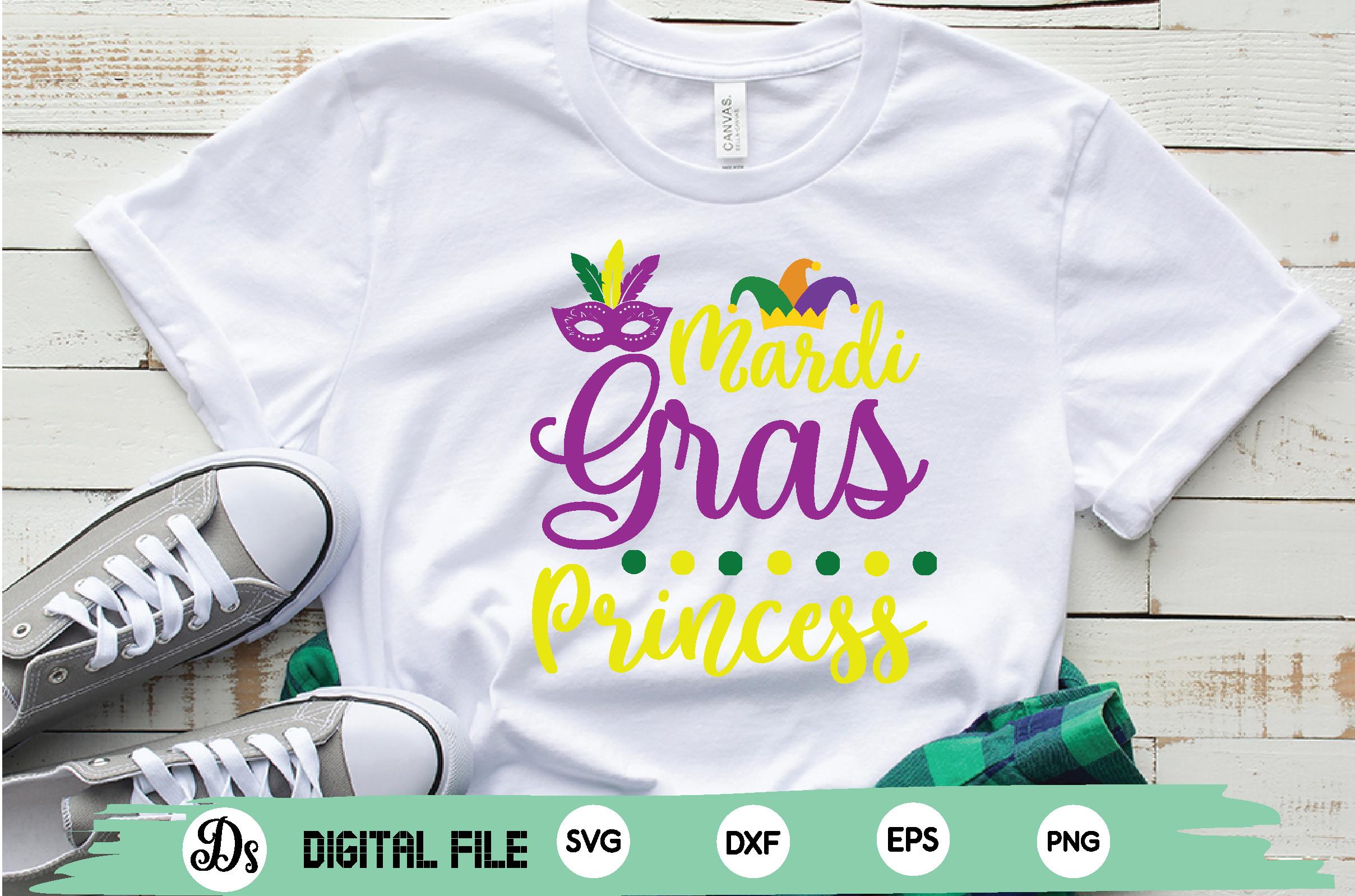 Mardi Gras Princess Svg
