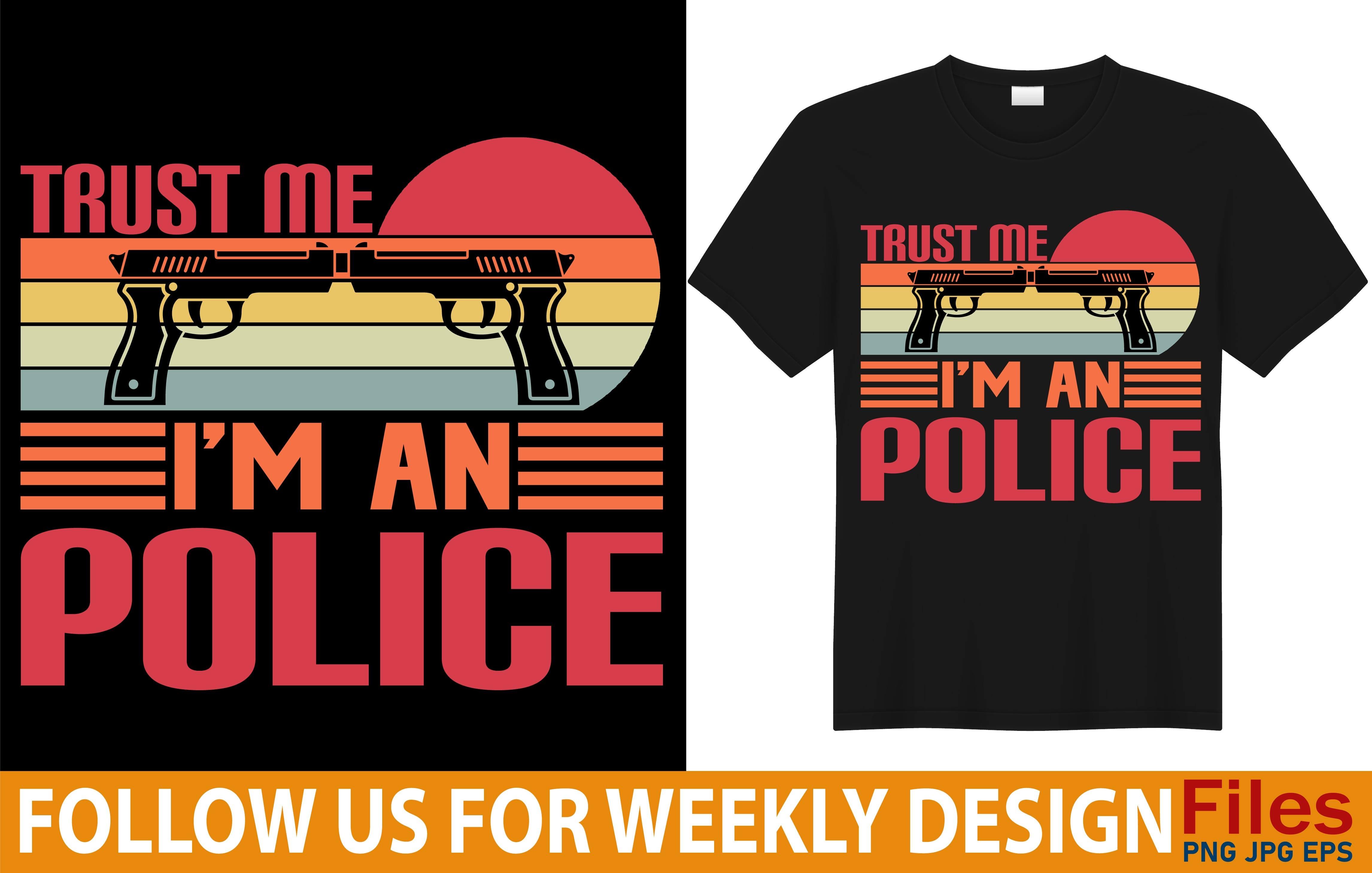 Police T Shirt Design Bundle