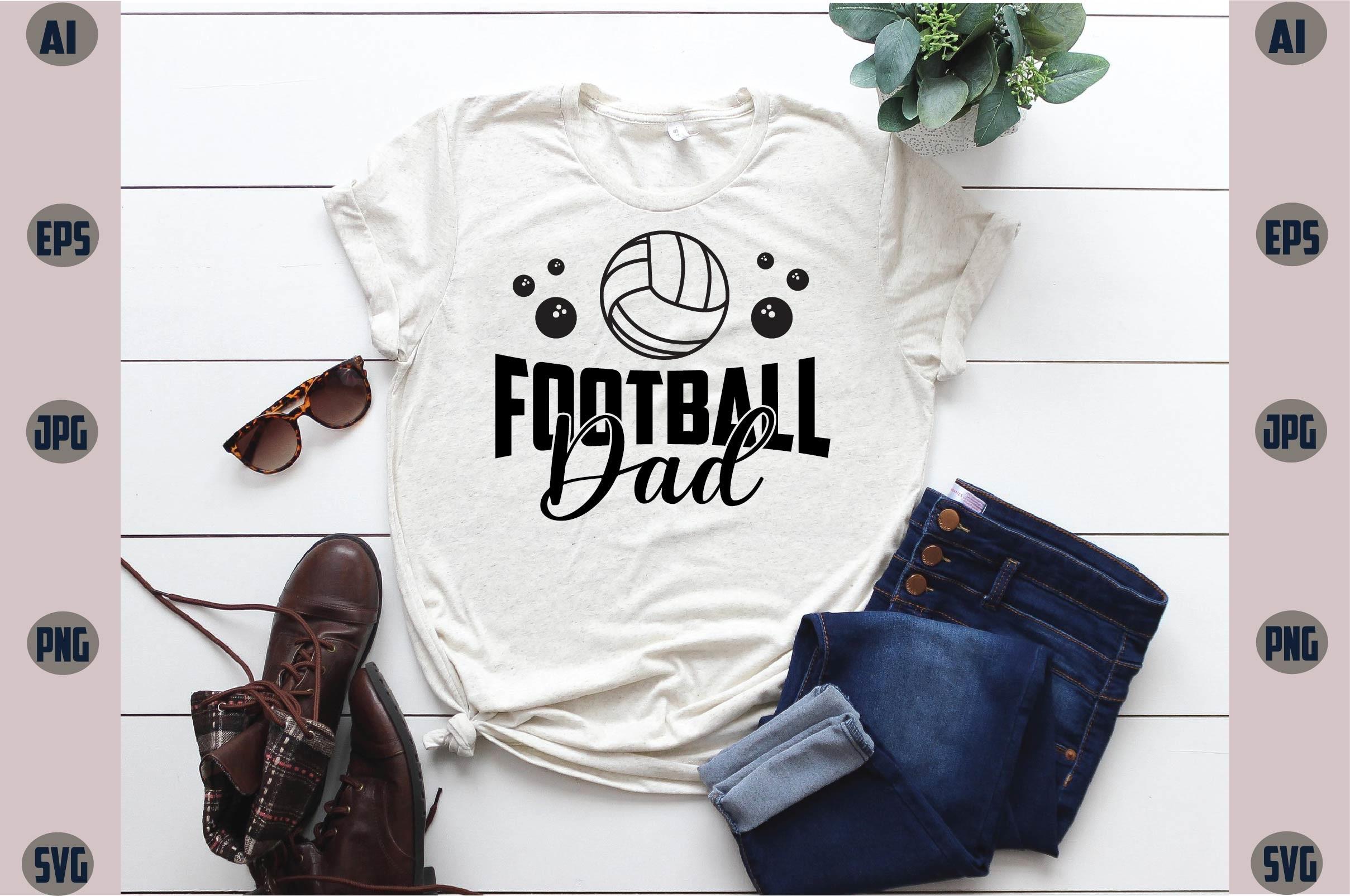 Football Typography, Svg T Shirt Design