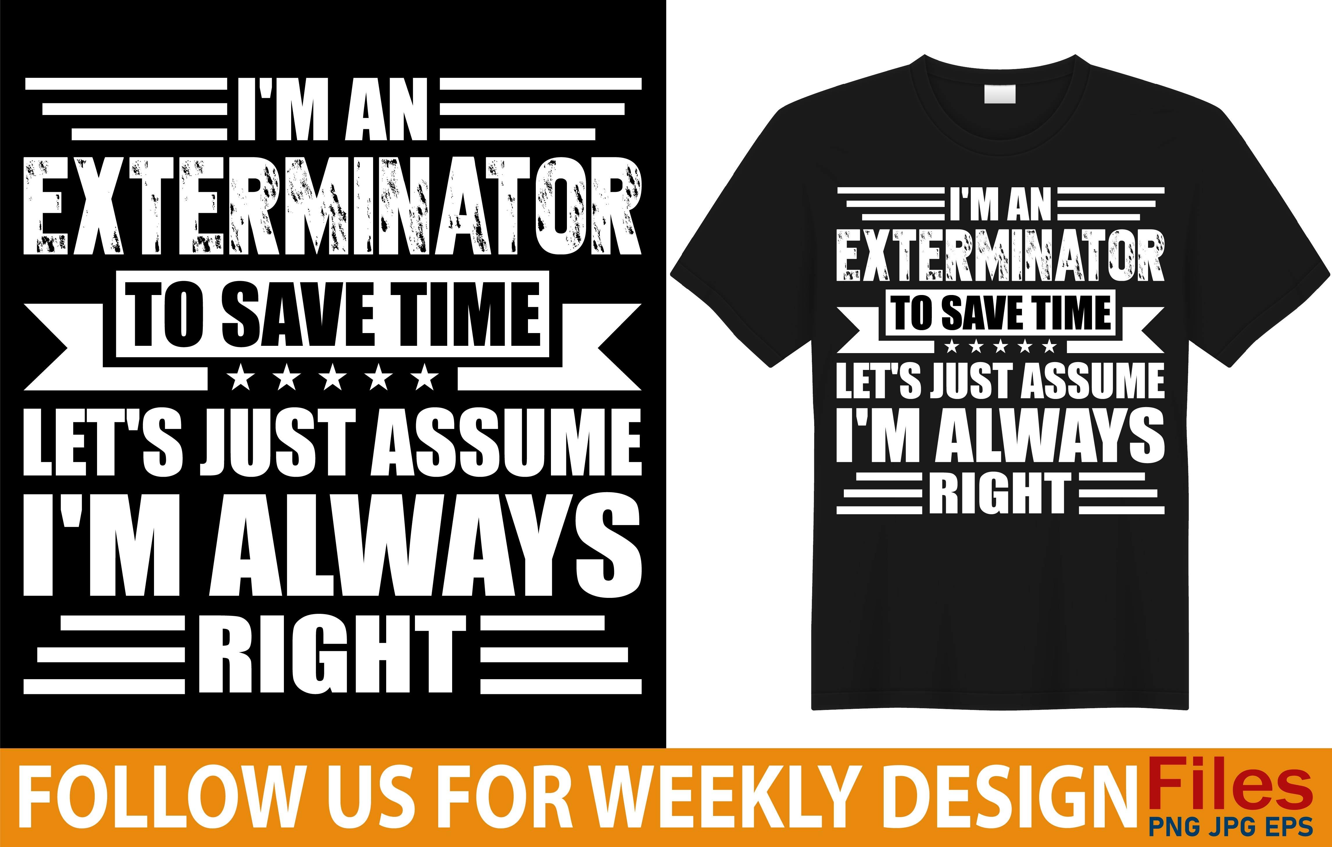 Exterminator T Shirt Design Bundle