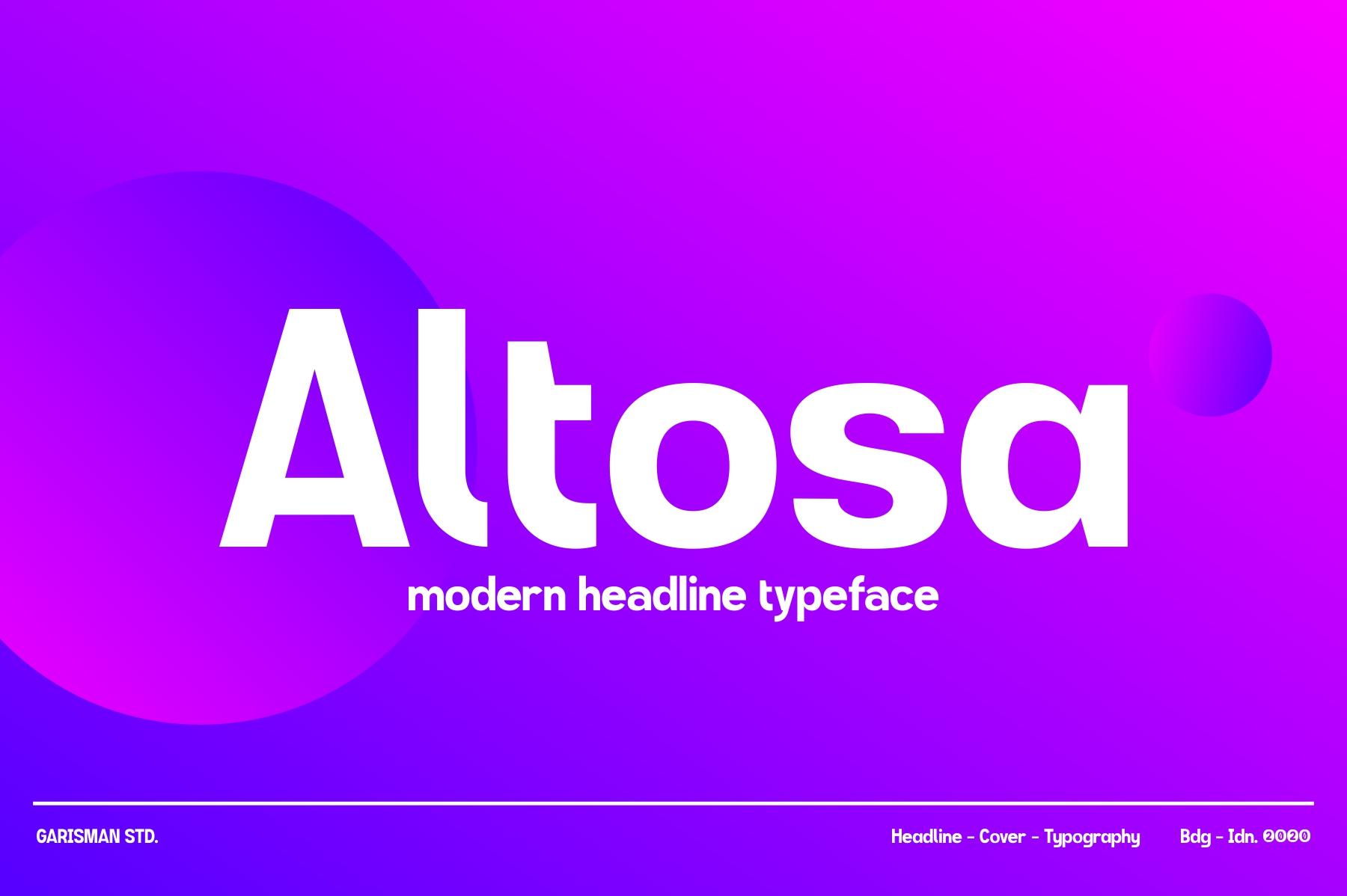 Altosa Font