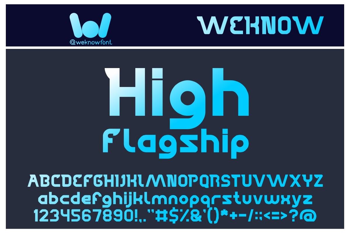 High Flagship Font