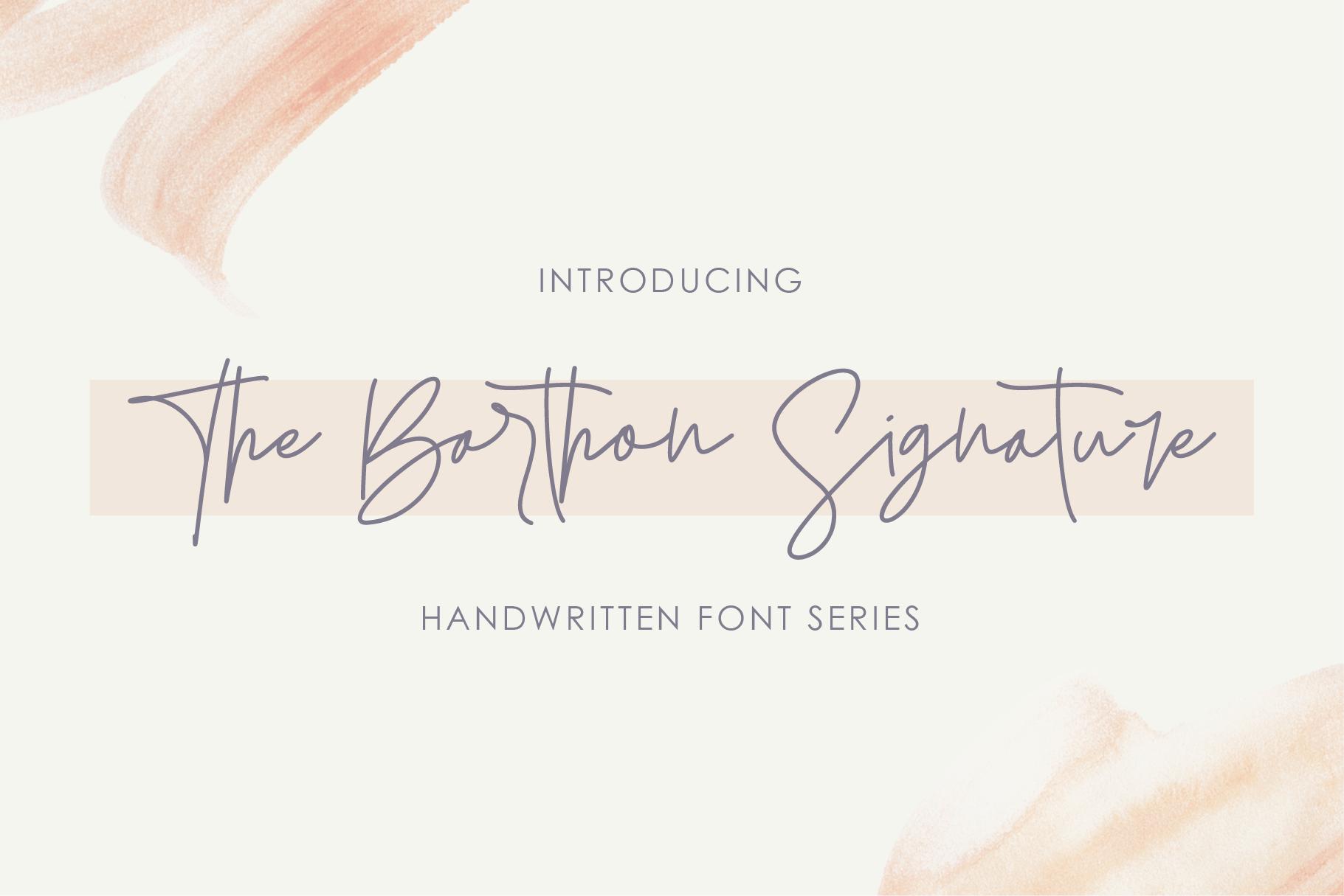 The Barthon Font
